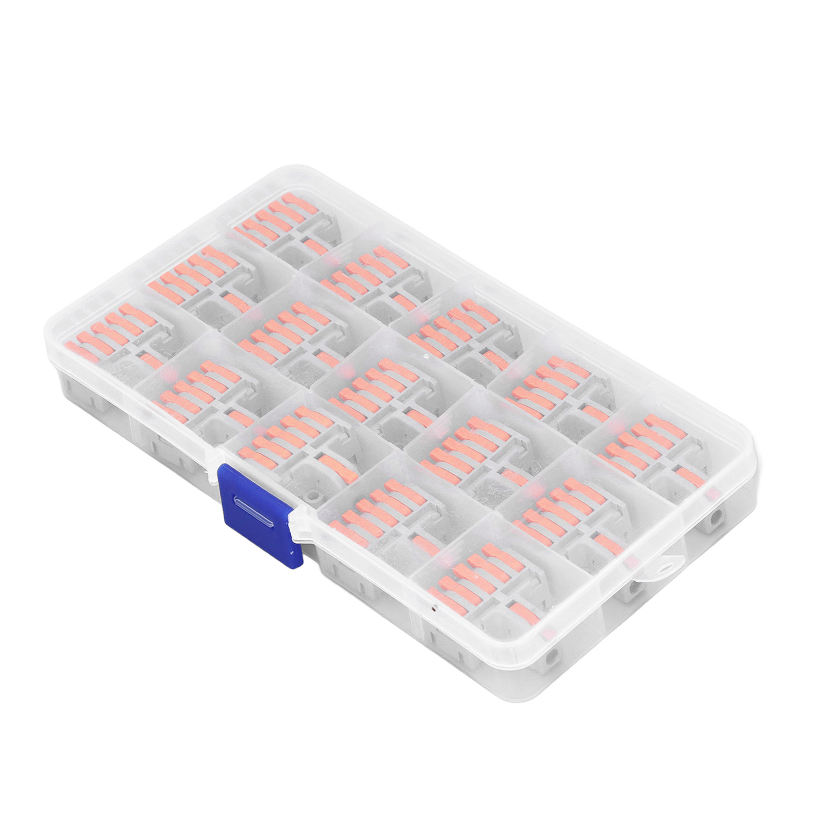 15 Stück Klemmenblock-drahtverbinder Nylon Schnellverdrahtung Kompakt Steckleiter Df-15