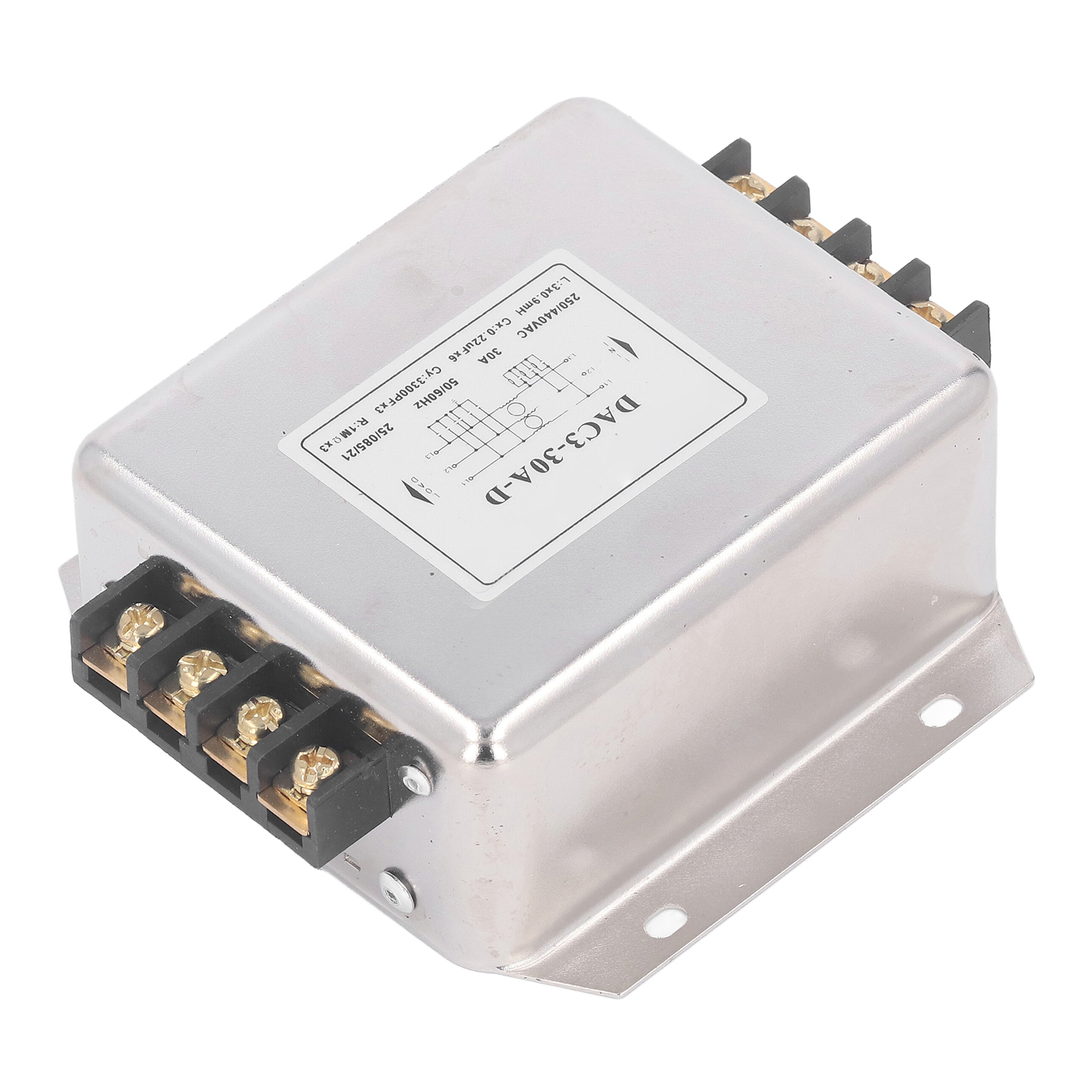 Dreiphasen-dreileiter-filterklemmenblock, Netzfilter, Emv-filter, Entstörfilter, Ac 250 V – 440 V, 50/60 Hz
