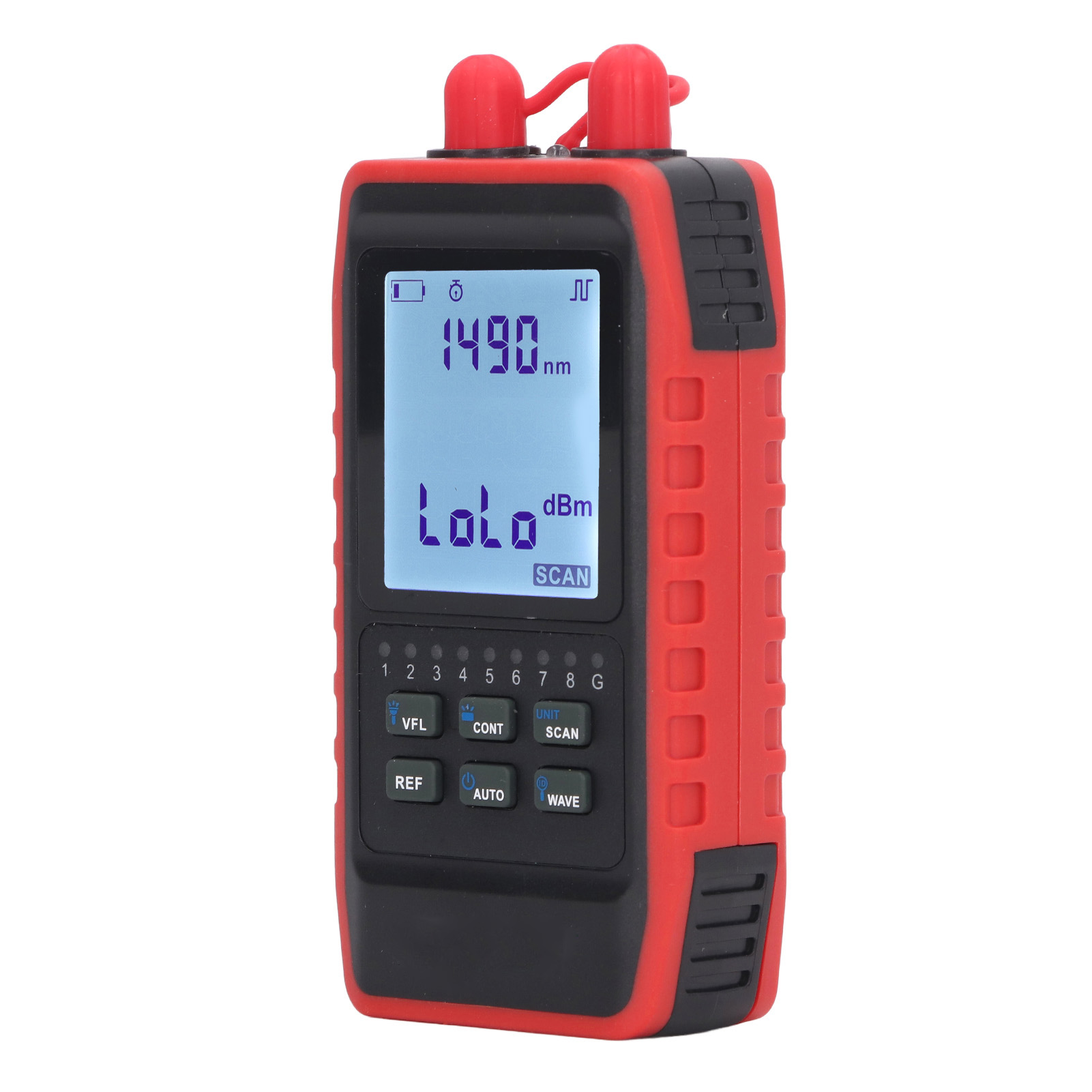 Optischer Leistungsmesser, Kabelfinder, Glasfaser-leistungsmesser 850 Nm Bis 1625 Nm, Rotlicht-lichtkabeltester