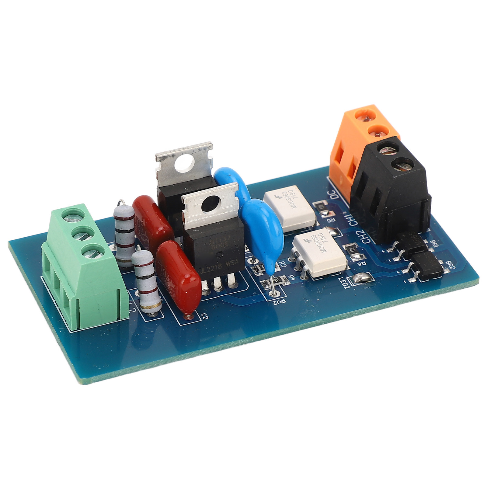 2-kanal-relais-ssr-modul, Kontaktlose Optoelektronische Trennung, Rc-schutz, Sps-verstärkerplatine, Ac 8–230 V