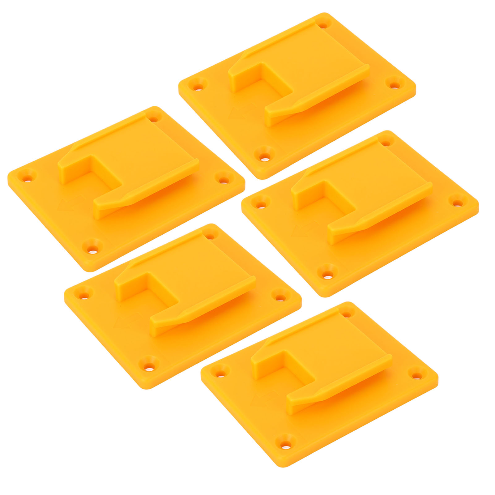 5er-pack Gelbe Akku-werkzeughalterung Für Lithium-akkus (14,4 V, 18 V, 20 V)