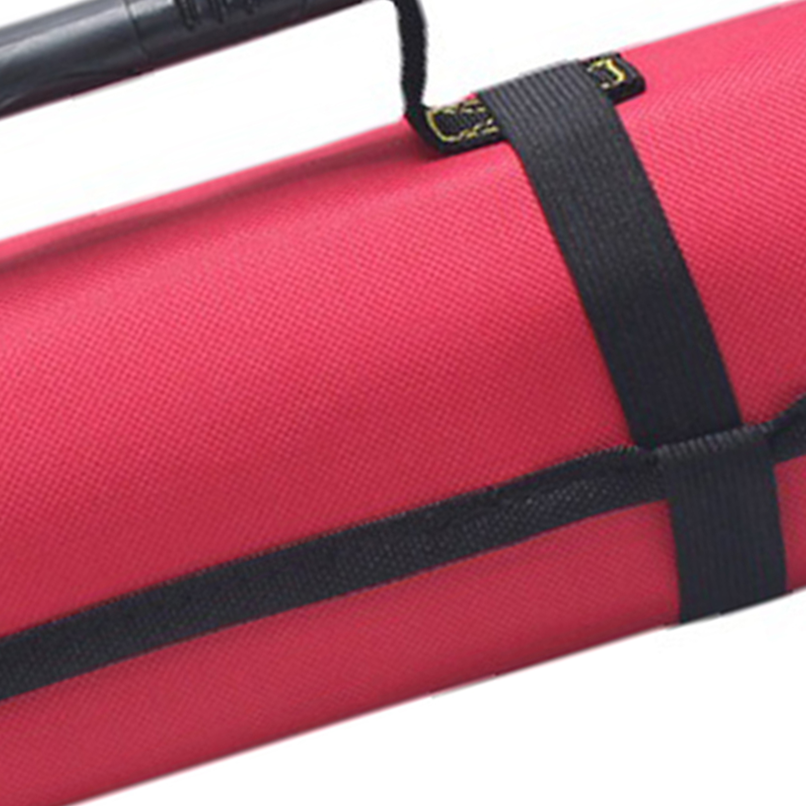 Werkzeugtasche Aus Oxford-gewebe, Mehrere Fächer, Verdickter Griff, Reißverschluss, Für Elektriker, Rot
