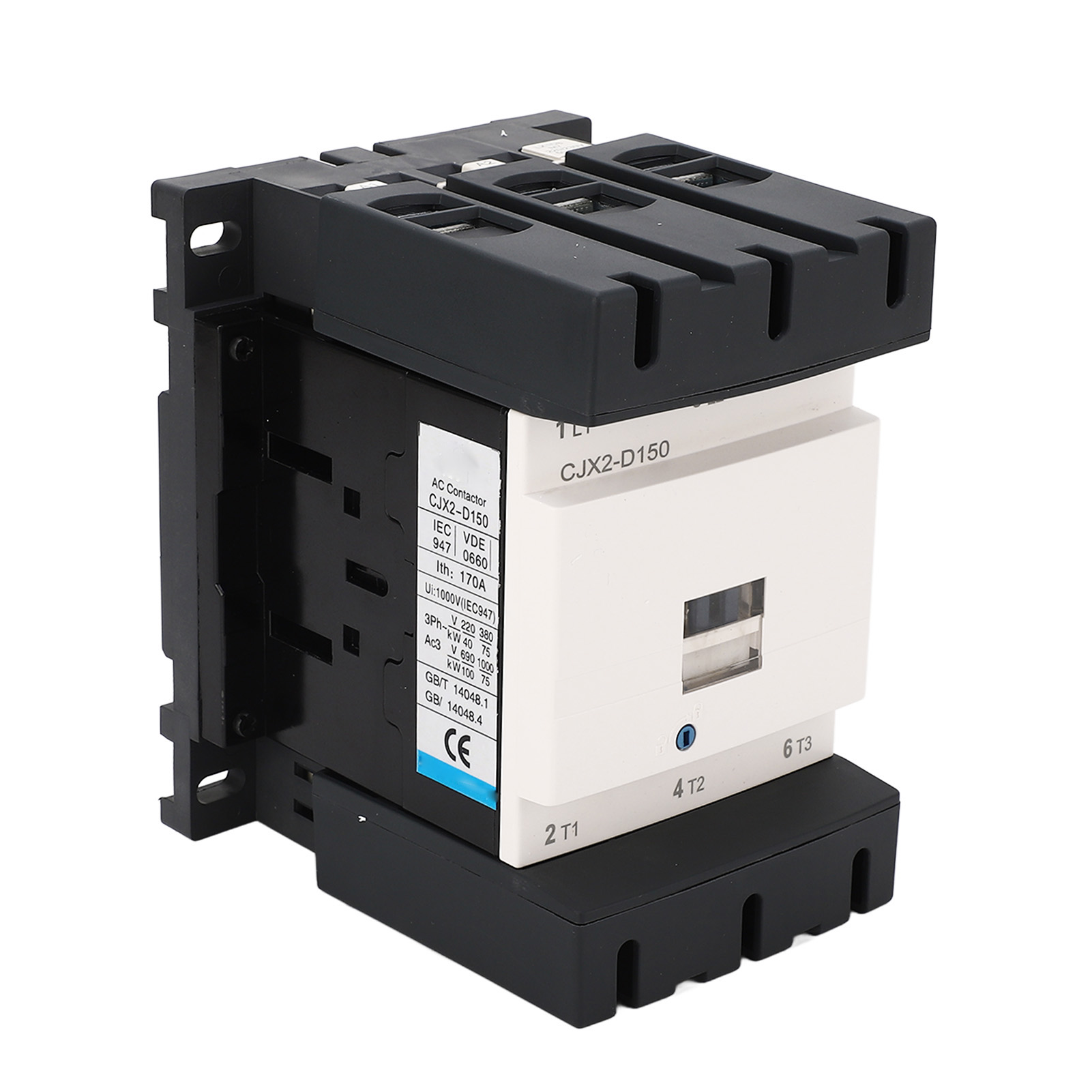 Drehstrom-schütz Mit Kupferspule Und Silberkontakten, 3-polig, 1 Schließer, 1 Öffner, 220 V, 150 A, 50/60 Hz