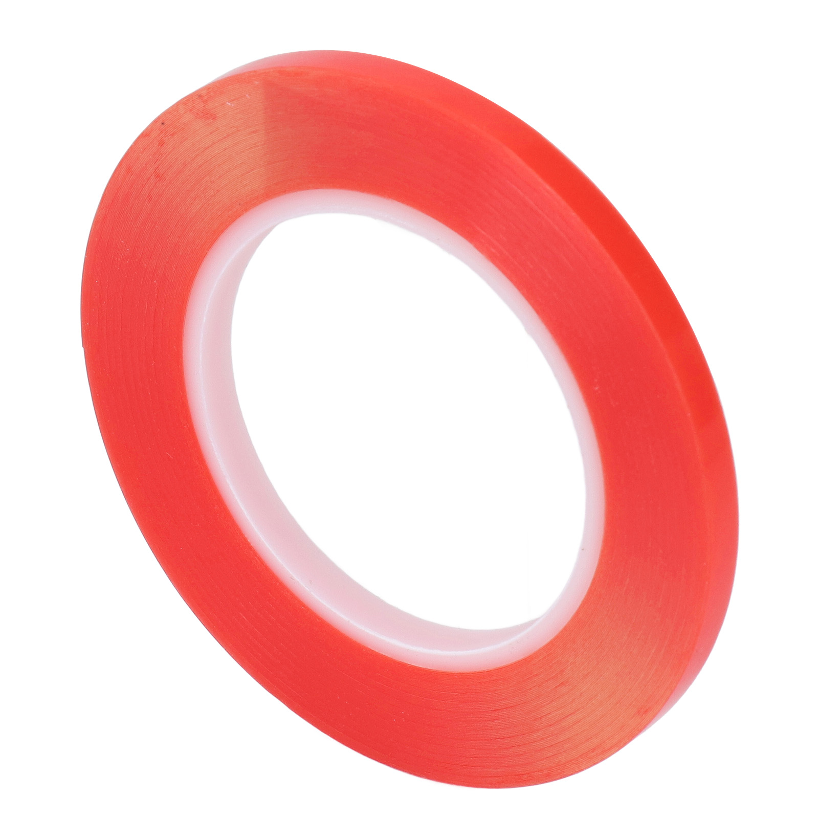 Doppelseitiges Pet-klebeband, Ringförmig, Wasserfest, Dichtung Zur Befestigung Von Haushaltsgegenständen, Rot, 15 Mm / 0,59 Zoll