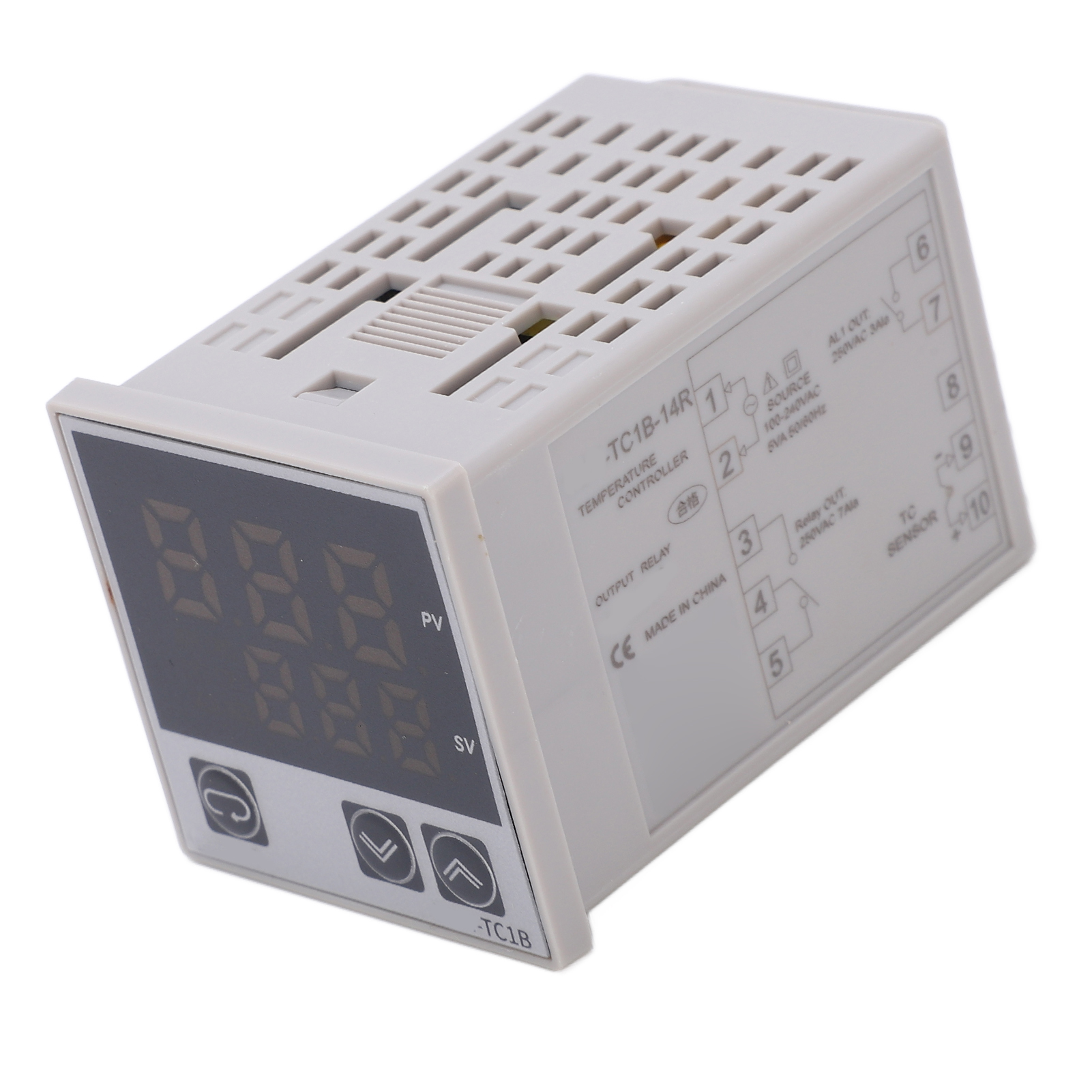 Temperaturregler Hochpräziser, Empfindlicher Digitalthermostat Mit Zwei Ausgängen Für Haushaltsgeräte (bem-tc1b-14r)