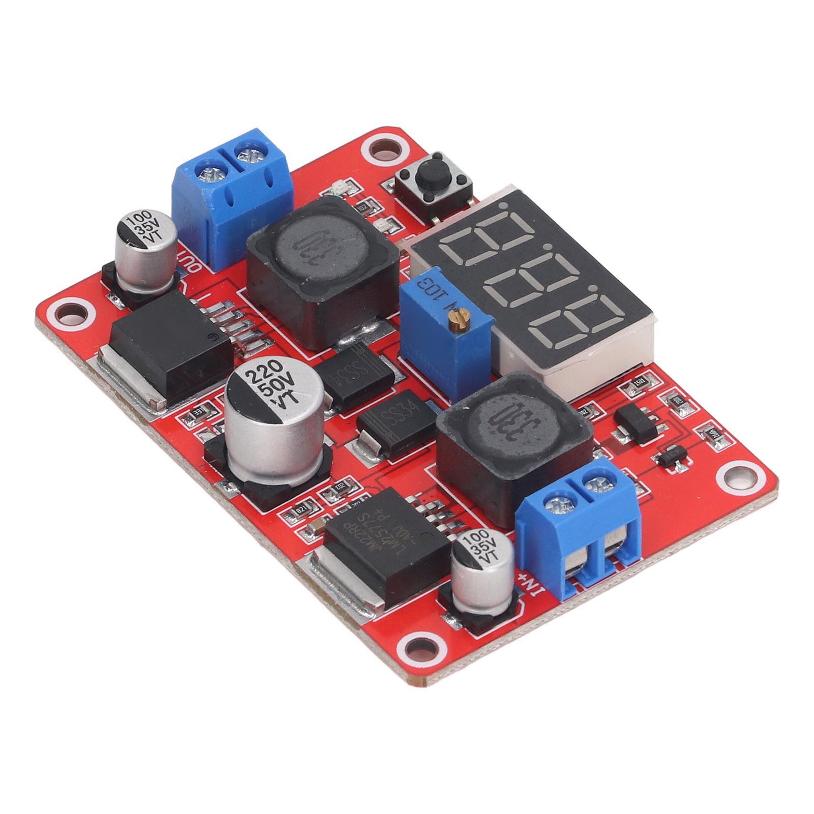 Aufwärts-/abwärtswandler (dc/dc) Mit Automatischer Spannungsregelung, Einstellbares Netzteil Mit Voltmeter (3,5 V–28 V)