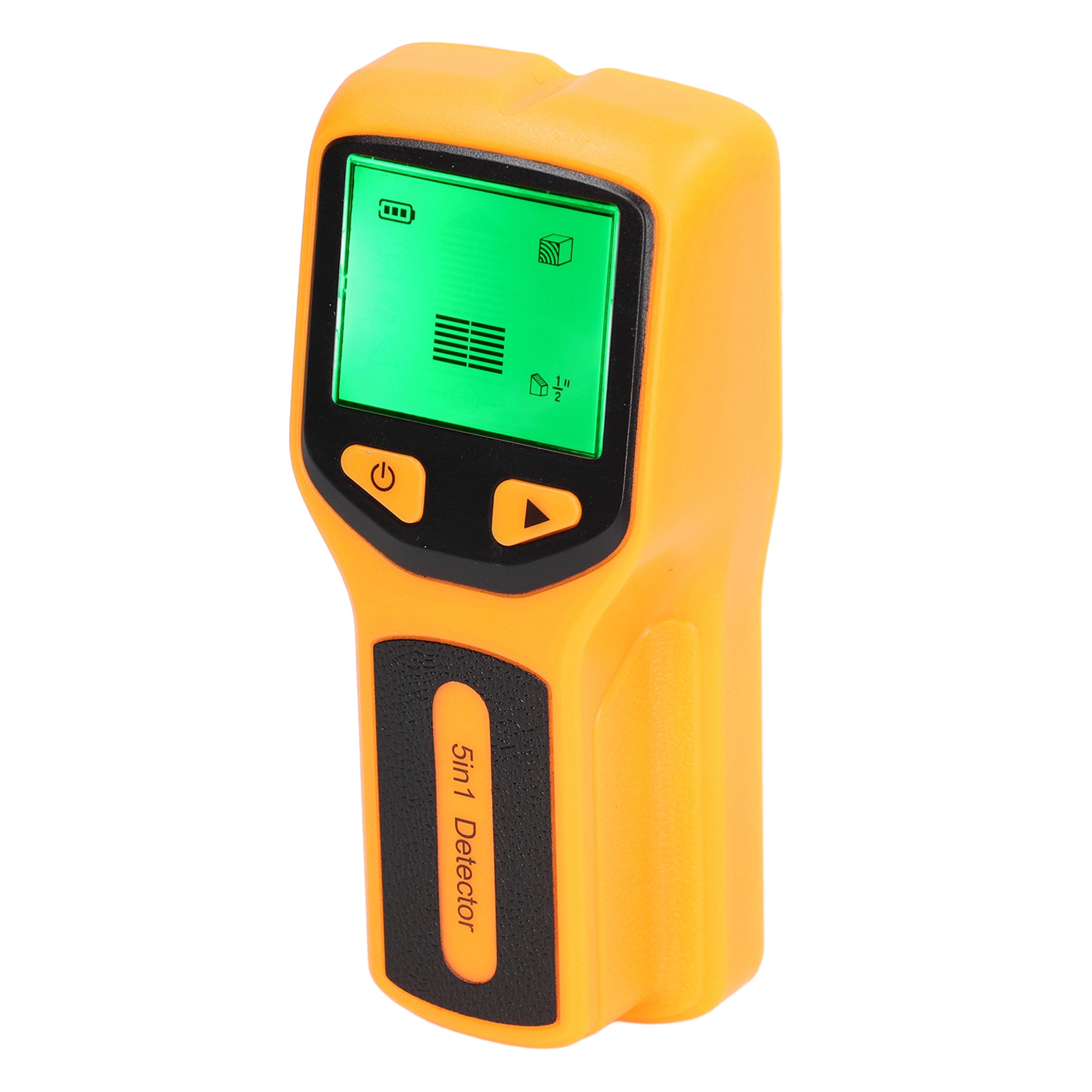 Balkensucher-wandscanner-sensor 5-in-1-detektor Hd-lcd-display Für Holz, Wechselstromkabel, Mitte Und Kante, Gelb