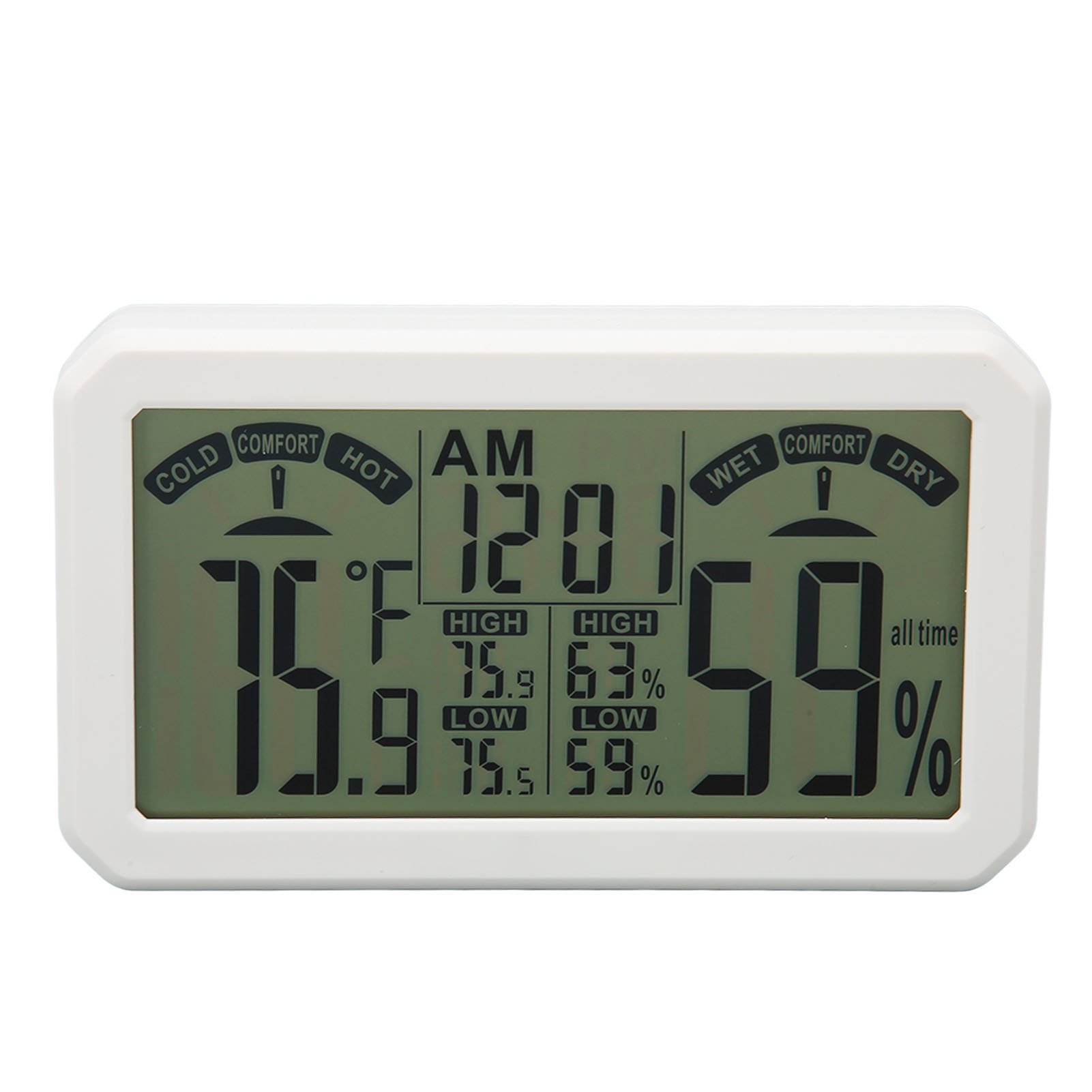 Digitales, Hochpräzises Elektronisches Wandthermometer-hygrometer Für Gewächshäuser