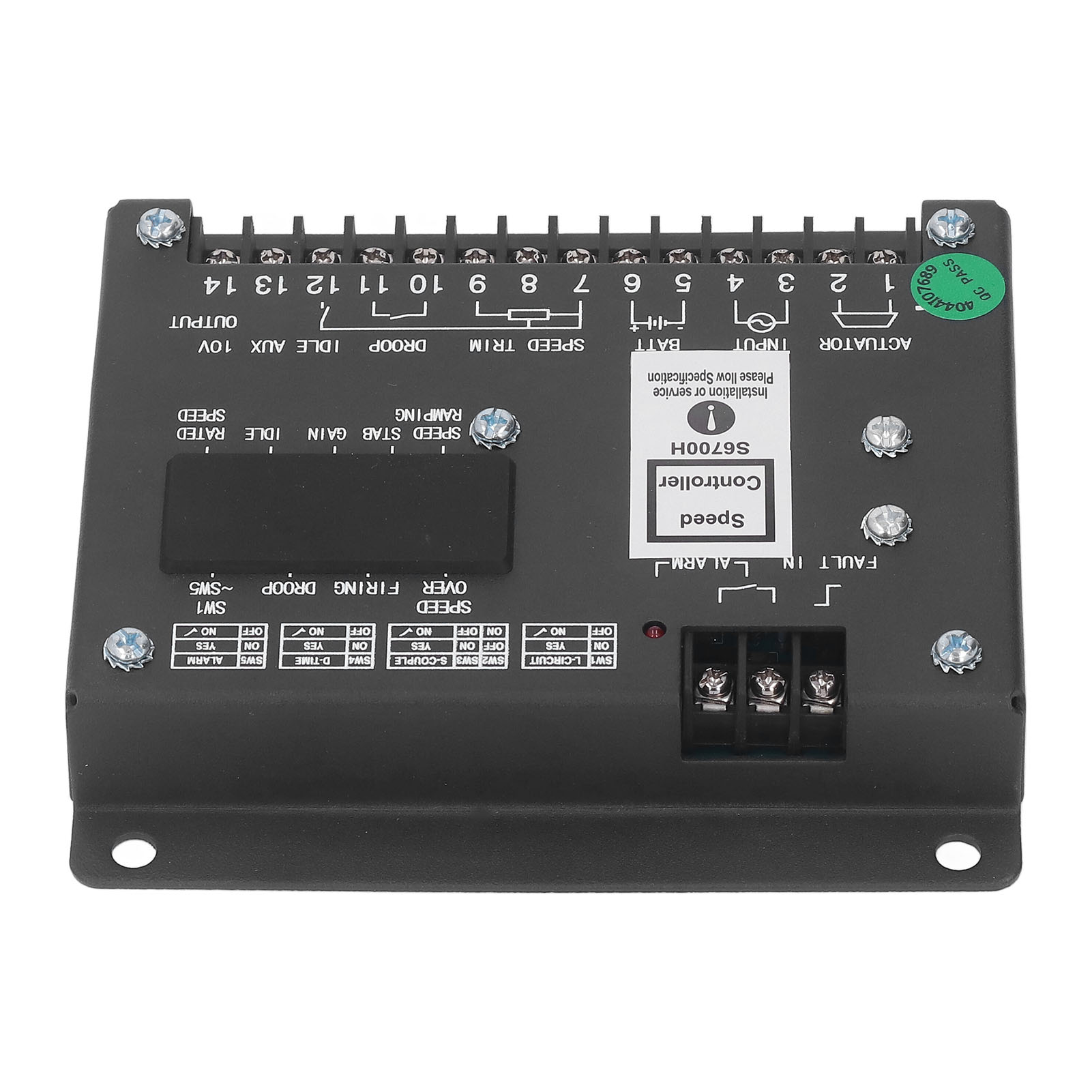 Elektronisches Drehzahlregler-panel Für Dieselgeneratoren, 24 V Dc, S6700h
