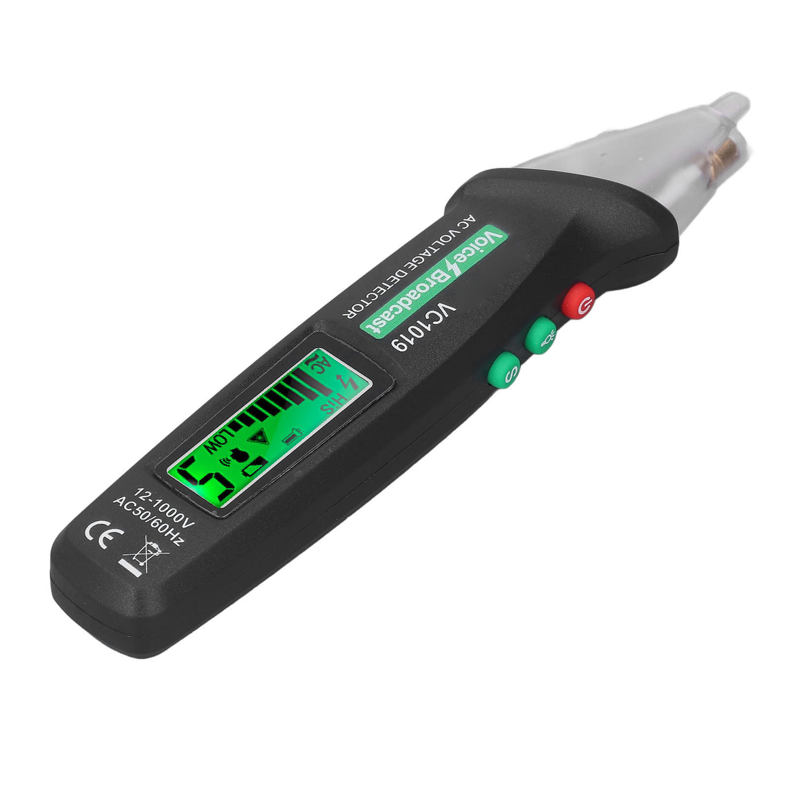 Berührungsloser Spannungsprüfer In Stiftform, Wechselstromkabeltester Mit Hoher Genauigkeit, Akustischem Und Optischem Alarm