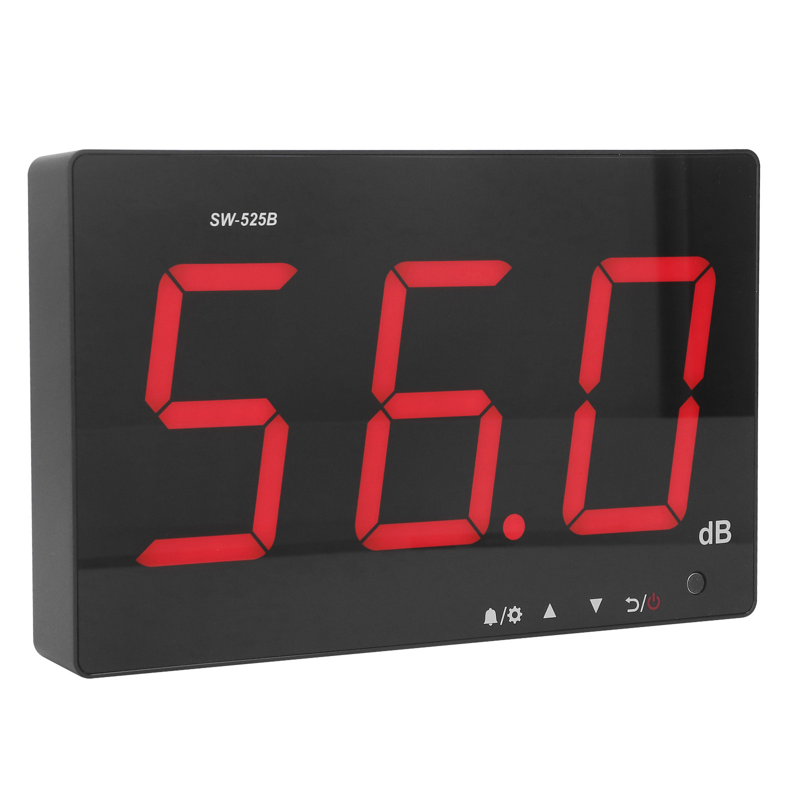 Schallpegelmesser Mit 9,6-zoll-lcd-bildschirm, Schneller Messzeit (30–130 Db), Wandmontage, Geeignet Für Klassenzimmer, Zuhause Und Straße