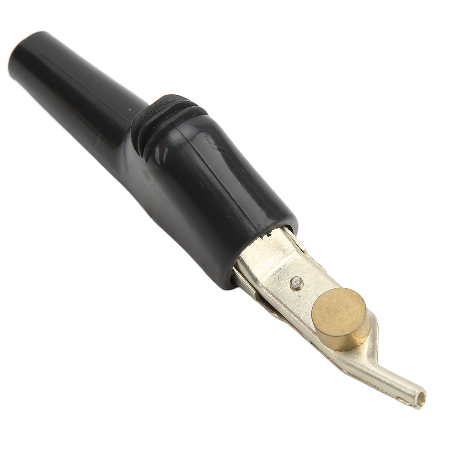 Krokodilklemme Für Telekommunikationstests, Inklusive Abisolierzange Und Nadel, 25 Mm Öffnung, J.60043, Schwarz