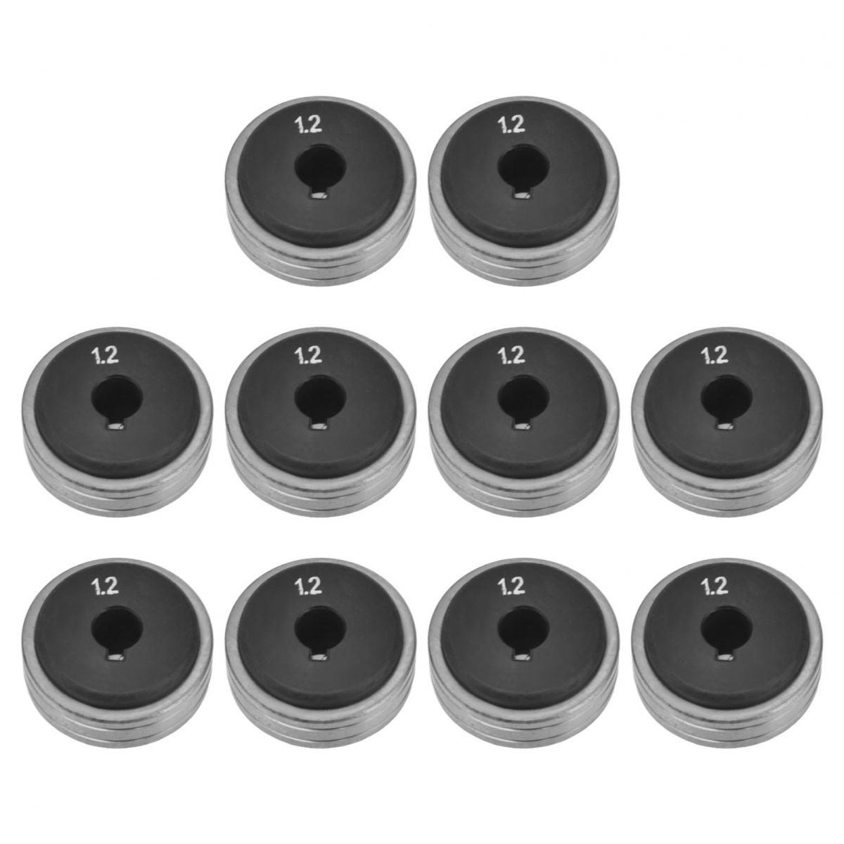 10-teiliges Drahtvorschubrollen-set Für Gmaw-schweißgeräte (200 A, 350 A, 500 A)
