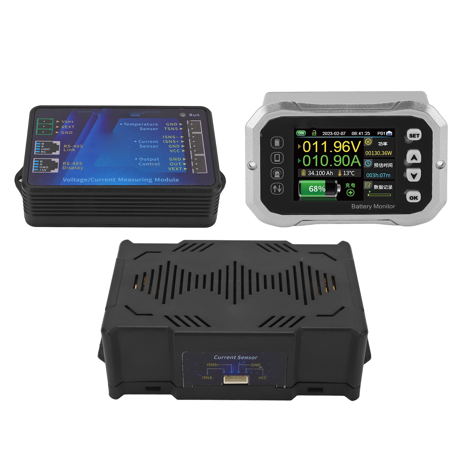 Intelligenter Batteriemonitor 600a Wohnmobil- Und Autobatterietester Mit 2,4-zoll-led-display Für Die Wartung