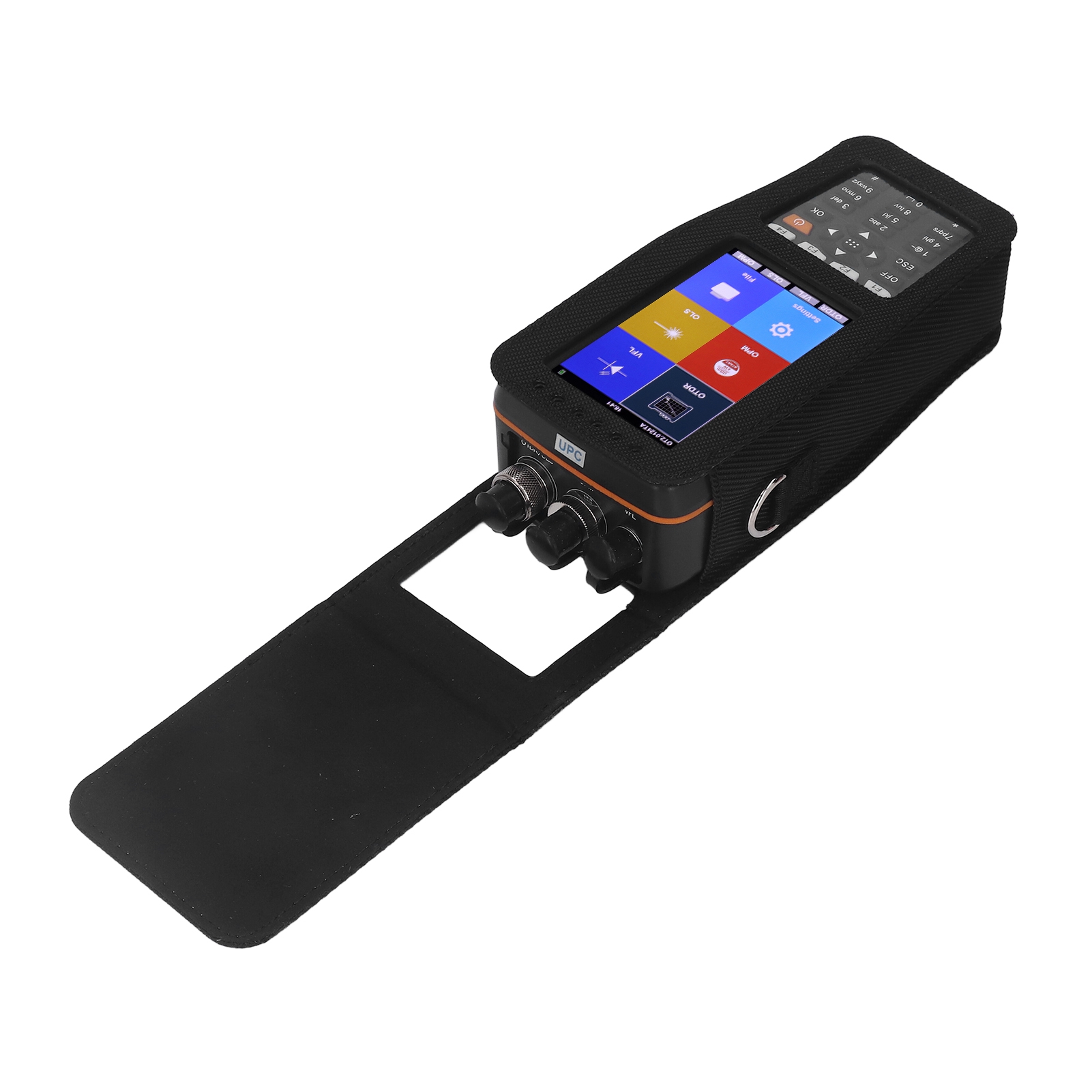 Optisches Zeitbereichsreflektometer (otdr) 4-in-1-glasfasertester, 10,1 Cm (3,97 Zoll), Reichweite 0–60 Km, Eu-stecker, 100–240 V