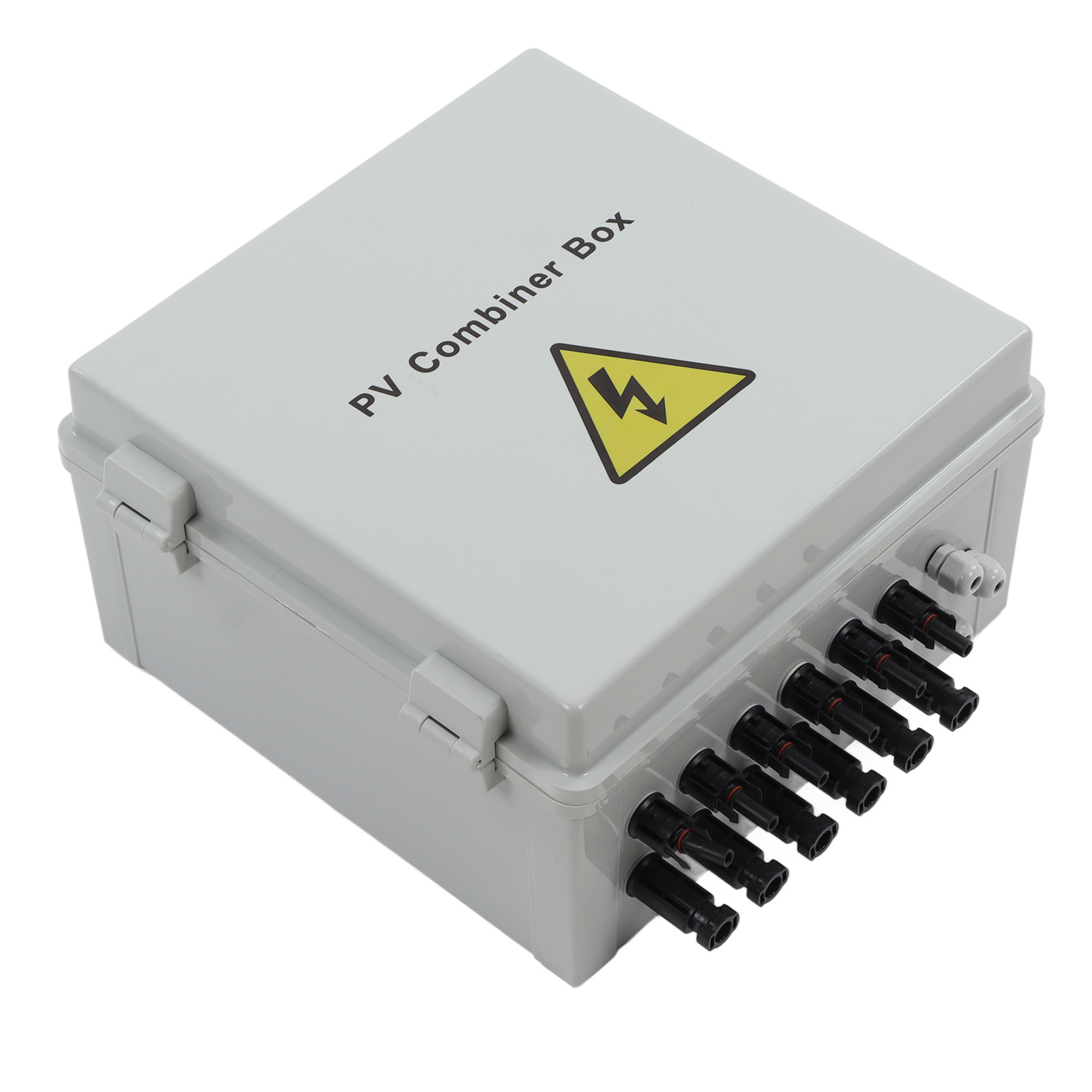Pv-kombinationsbox Für 6 Solar-strings Mit 15-a-sicherung Und 100-a-gleichstrom-leistungsschalter Für Netzunabhängige Solaranlagen (10 Awg).