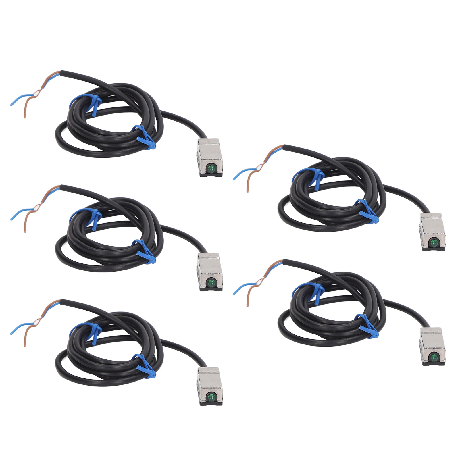 5 Stück Magnetschalter-sensor, 2-adrig, Normalerweise Offener Näherungssensor, 100 Ma, Ac/dc 5–240 V