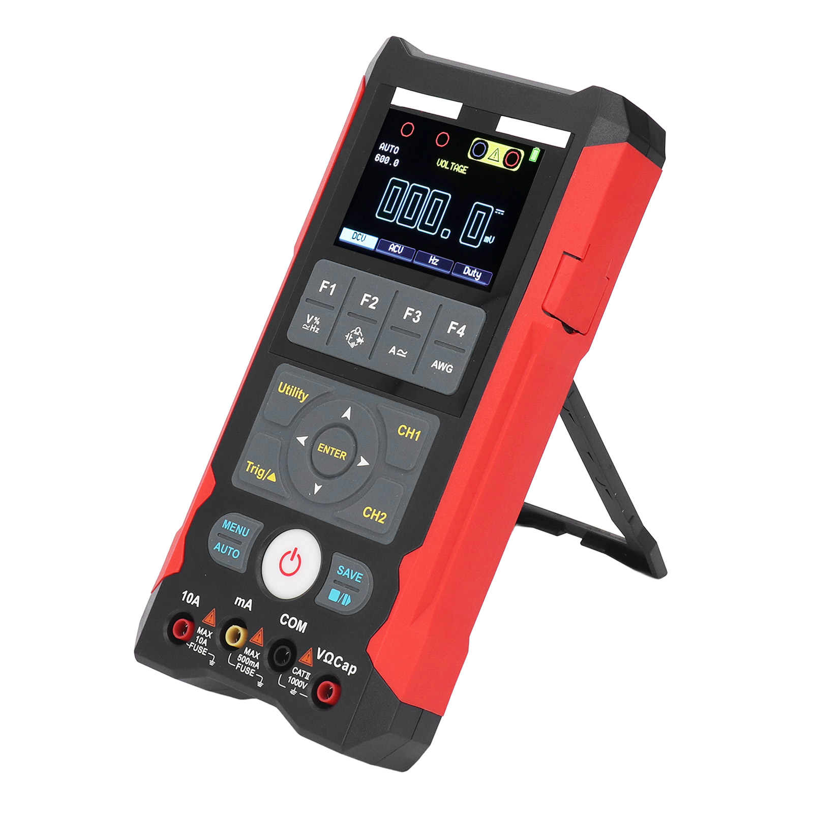 3-in-1-digitaloszilloskop, Handmultimeter, Signalgenerator, Eingebauter Akku