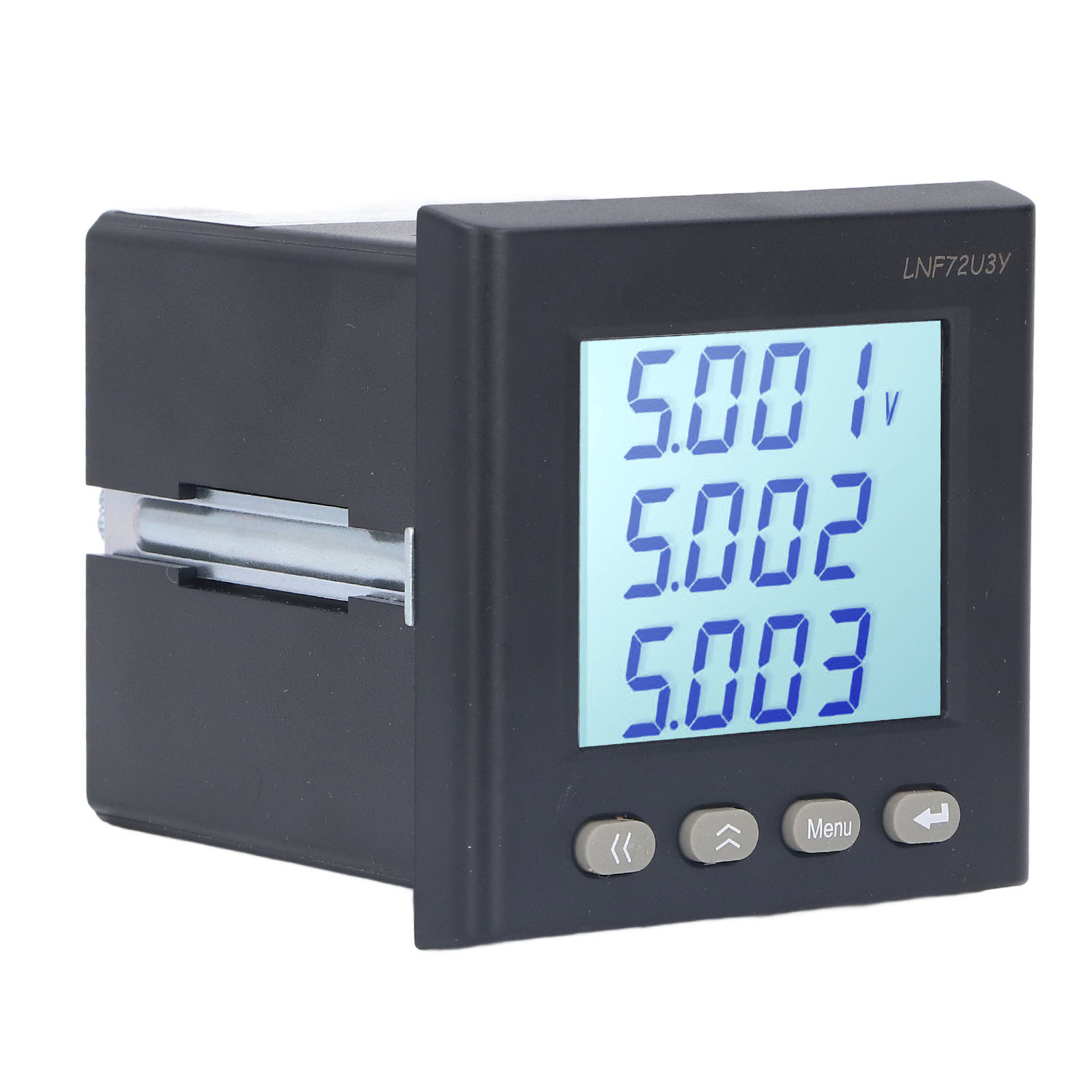 Intelligentes Spannungsmessgerät Mit Lcd-digitalanzeige, Kompaktes 3-phasen-voltmeter Und Amperemeter, Ac/dc 80–270 V