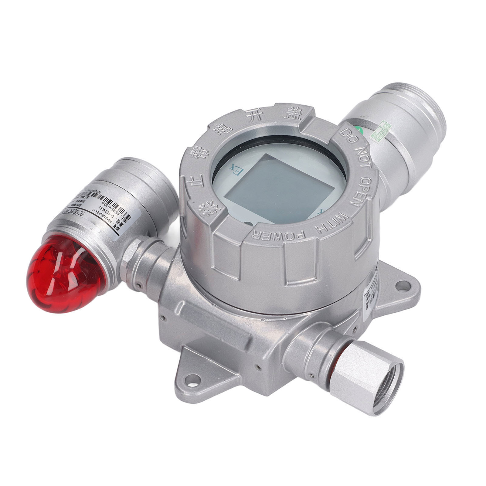 Stationärer Brenngasdetektor Mit Rs485-anschluss, 4–20 Ma Signalausgang, Lcd-anzeige, Gaslecksuchgerät Für Werkstatt Und Schiff, 100–240 V, Eu-stecker