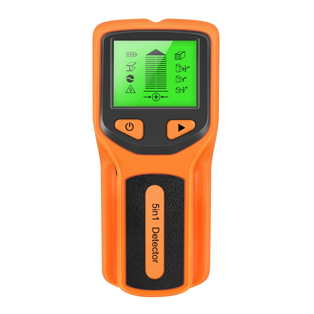 5-in-1-balkensucher Mit Hochauflösendem Lcd-display Und Akustischem Alarm Zur Erkennung Von Holz-, Wechselstrom- Und Metallbalken.