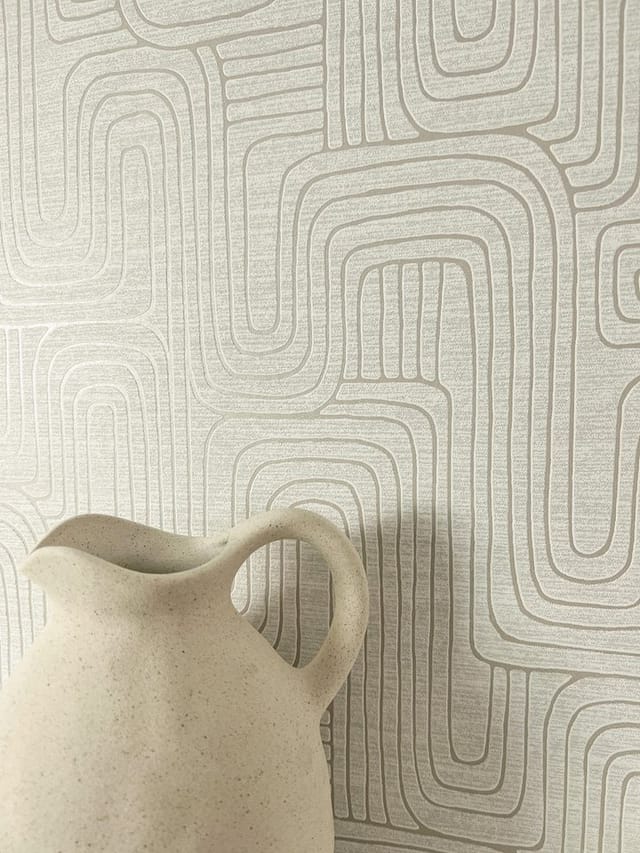 Newroom Vliestapete Livino Beige Grafik Modern Strukturiert FSC®
