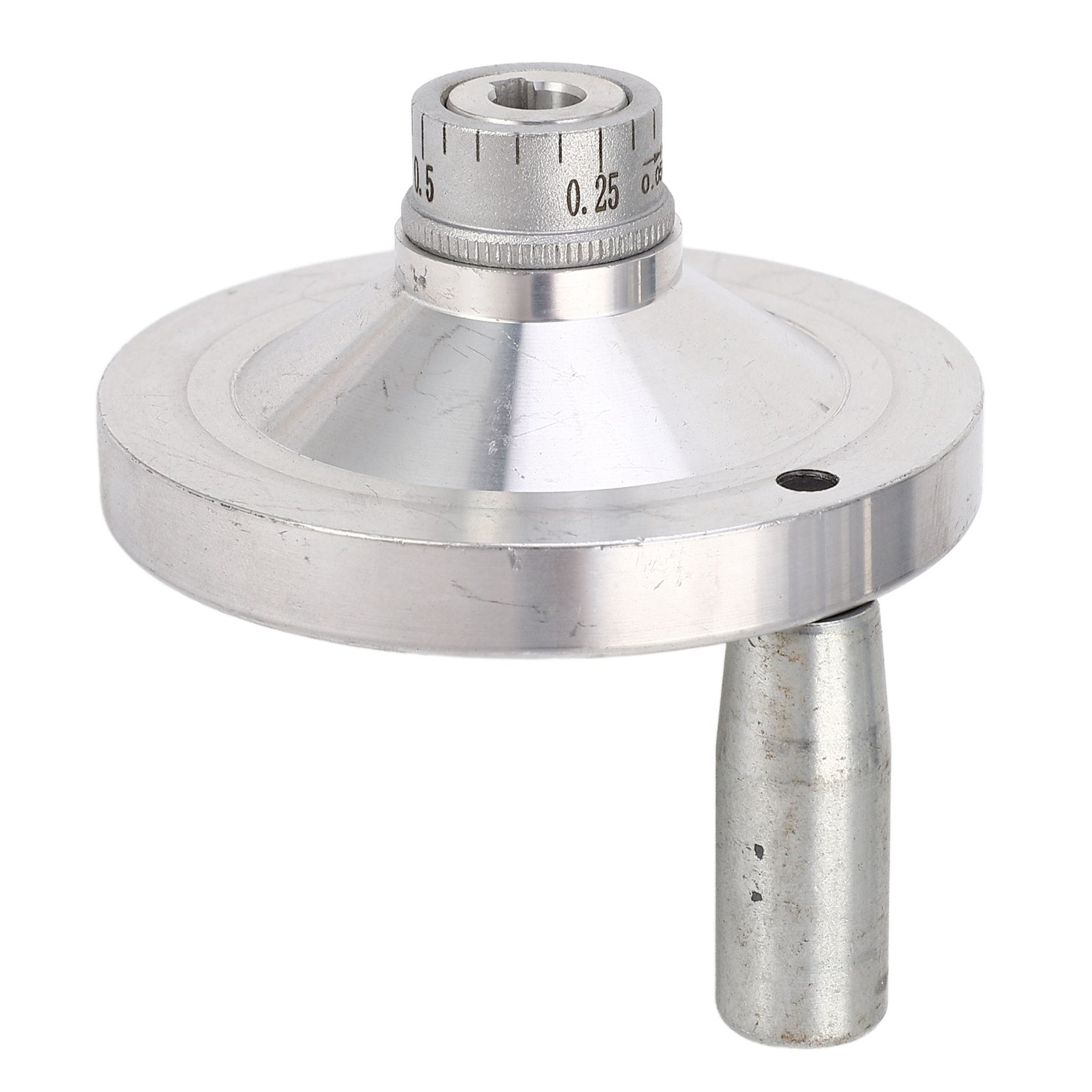 Handradkurbel, Aluminiumlegierung, Skala 0–1 Mm, 80 Mm Durchmesser, Mit Schaft Für 210 8x16 220x400 220x600 220x750
