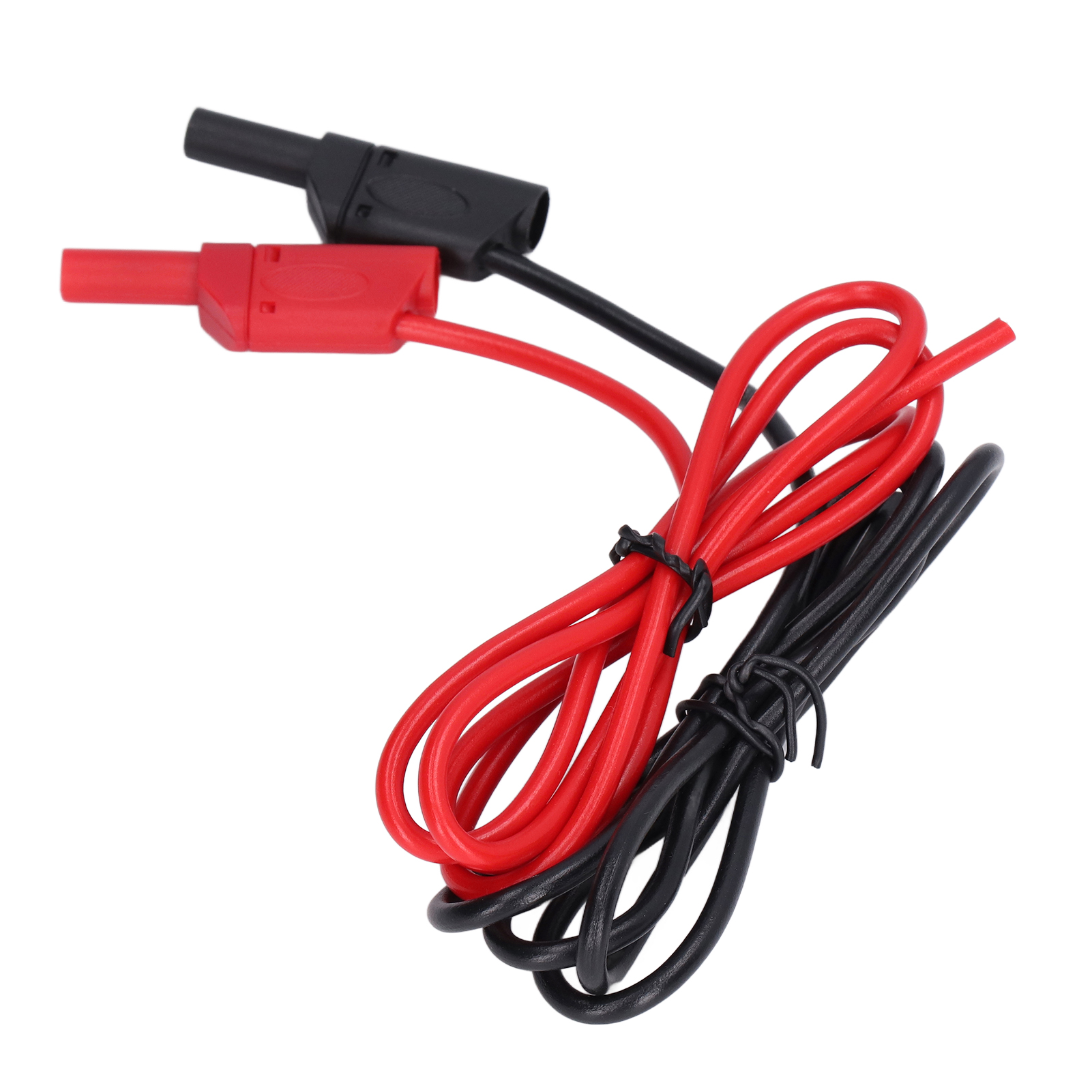 Bananenstecker-prüfleitung 4 Mm Stecker Auf Stecker 32 A 1000 V Rot Schwarz Set Für Batteriestrom