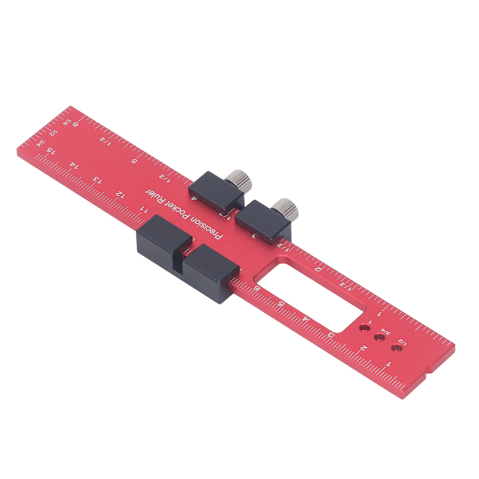 Holzbearbeitungslineal 160 Mm Aus Aluminiumlegierung Mit Präziser Spurmarkierung Und Schiebeanschlag