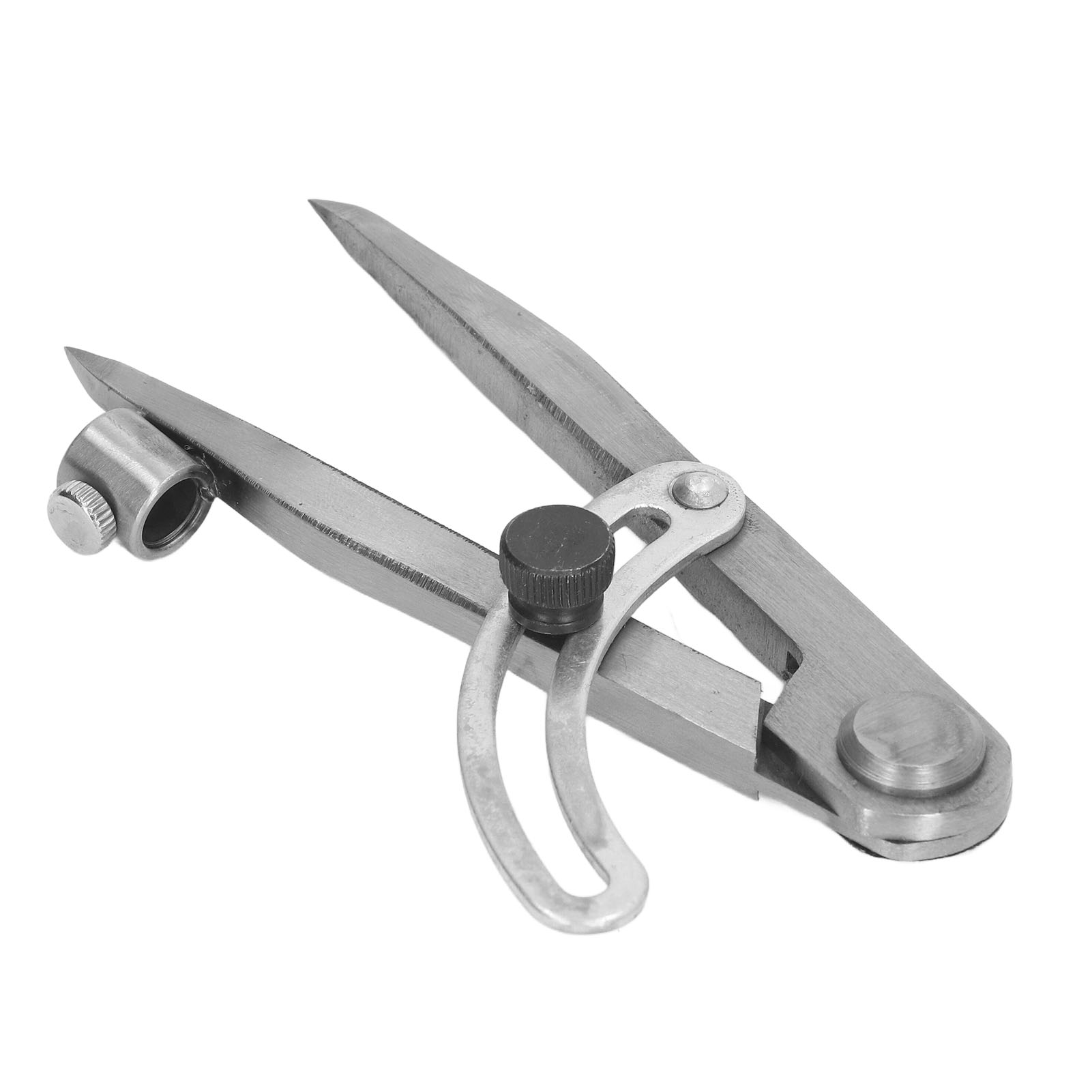 Zirkel Mit Arretierbaren Flügeln, Anreißwerkzeug Für Holzbearbeitung, Metall, Zum Zeichnen Von Kreisen Mit Stifthalter, 125 Mm