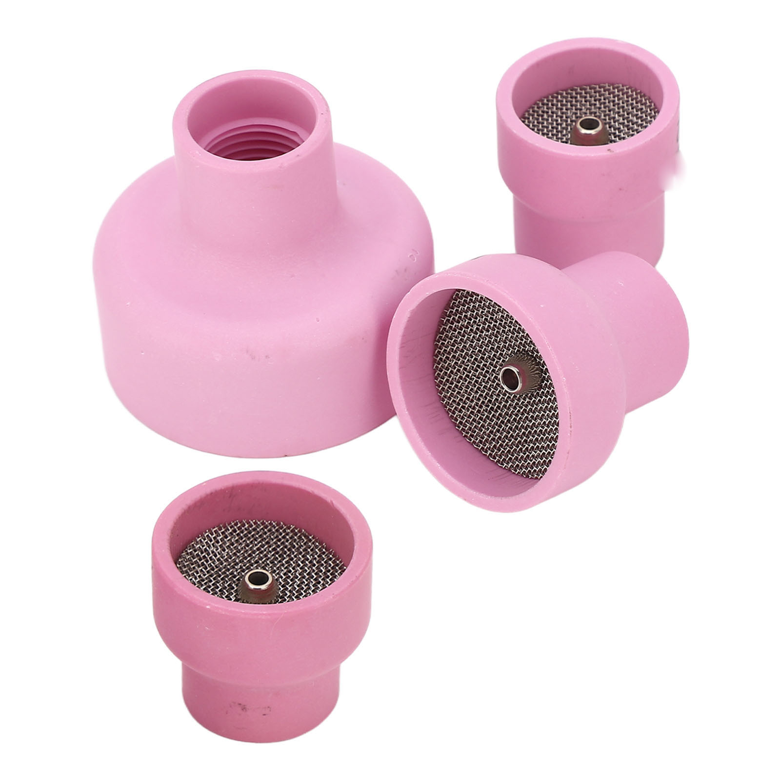 Keramik-wig-düsenset 12, 14, 16, 24, 2,4 Mm Mittelloch-innendurchmesser Für Schweißgeräte, Rosa