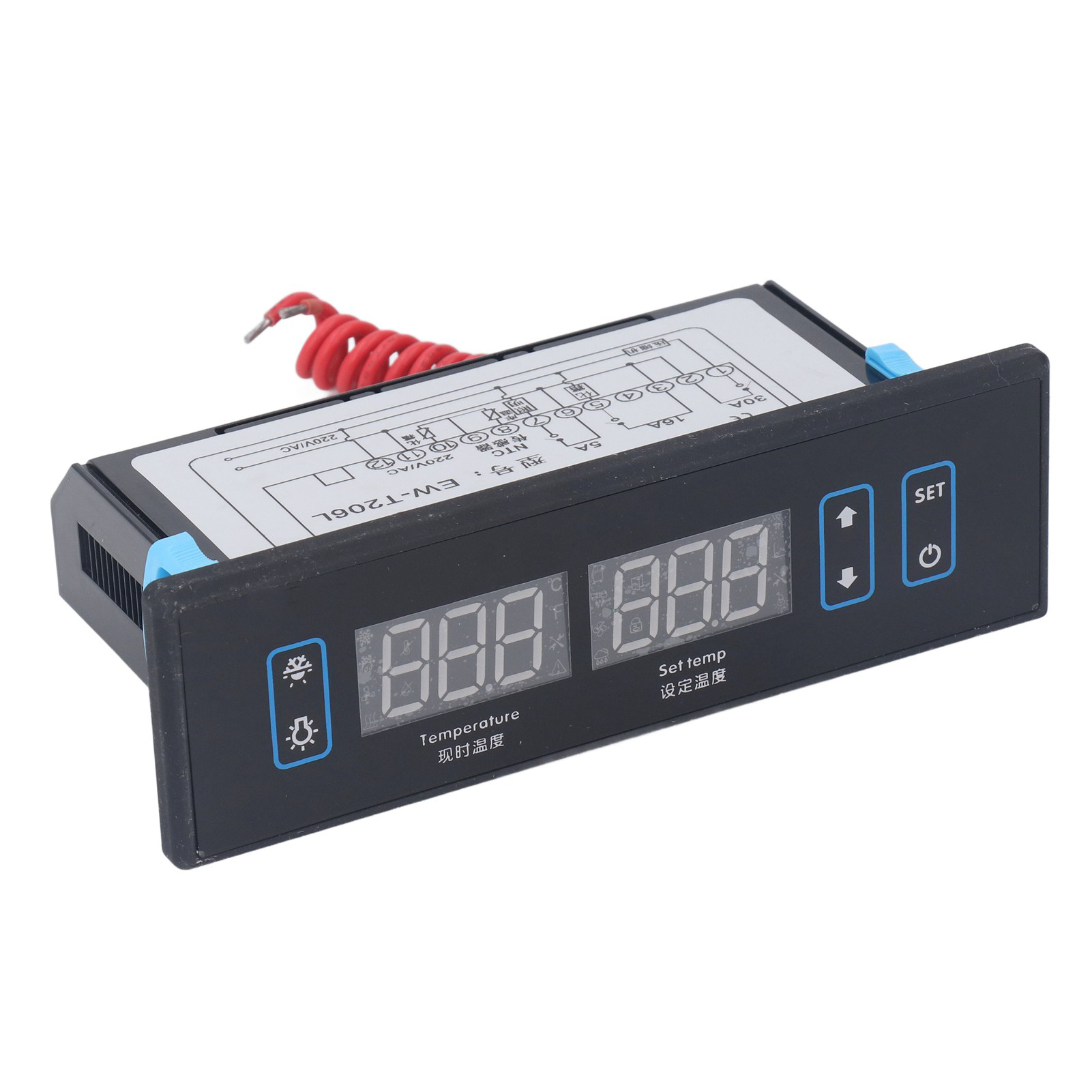 Digitalthermostat Mit Zwei Sensoren Und Pid-temperaturregler Für Heiz- Und Kühlsysteme (220 V Wechselstrom)
