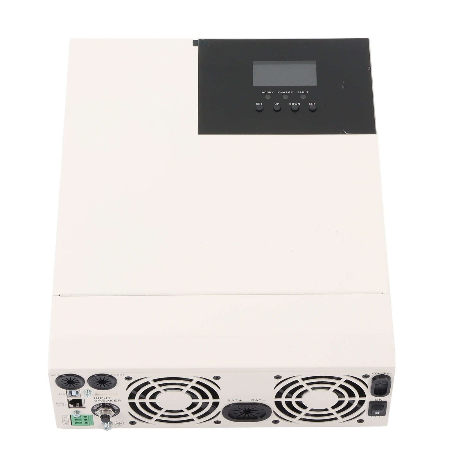 Hybrid-solarwechselrichter Mit Reiner Sinuswelle, Lcd-display, 3 Anzeigen, 2 Ausgangsmodi, Mppt-regler, 220 V/230 V Ac, 3 Kw