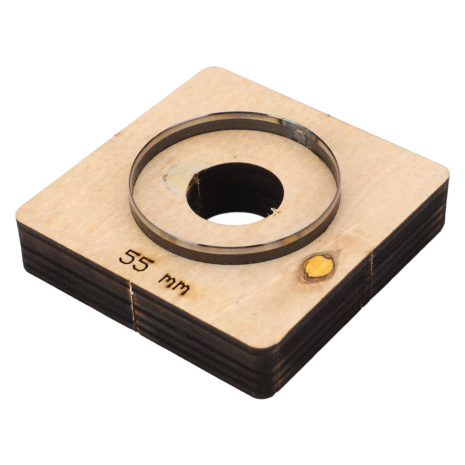 Lederstanzform, 55 Mm Durchmesser, Hohl, Rund, Aus Legiertem Stahl, Für Diy-verarbeitung