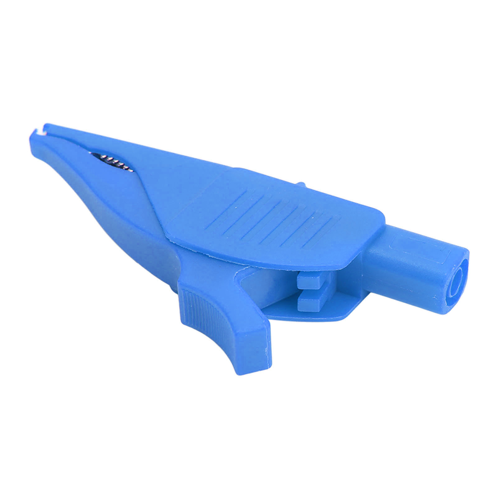 Elektrische Klemme Aus Messing Mit Stromisolierung (pa-abdeckung), 4 Mm/0,2 Zoll Kabelende, Sicherheitstyp, Elektrische Prüfklemme Für Autobatterien 32 A/1000 V, Blau
