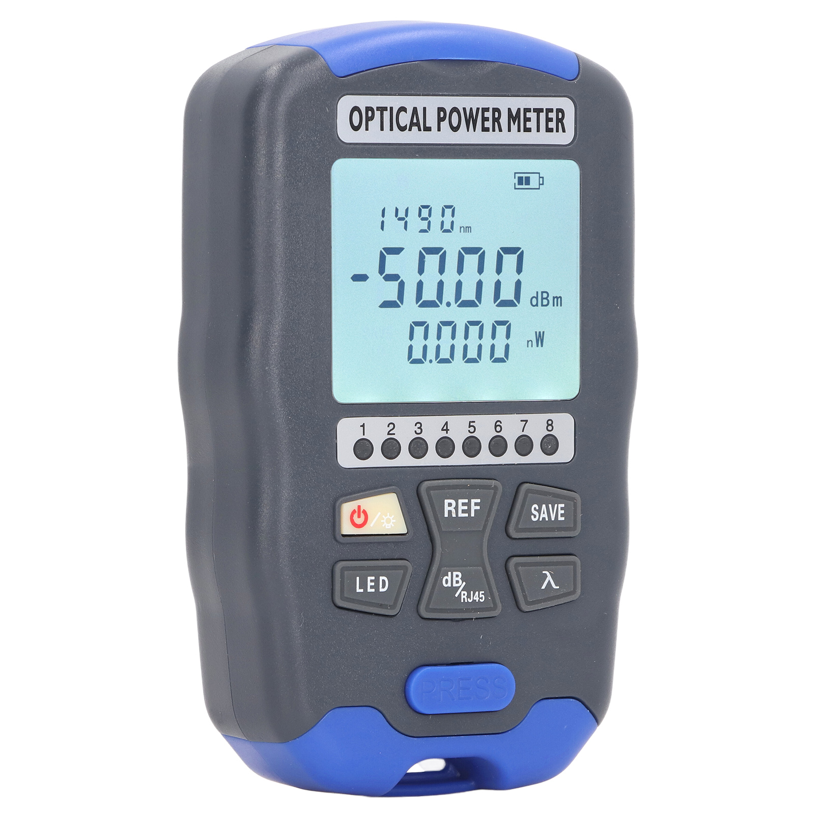 Mini-lichtwellenleiter-leistungsmesser-tester Fc Sc St Universal-schnittstelle 3 In 1 10km Mit Led-licht Aua Dc50(-50+26dbm)