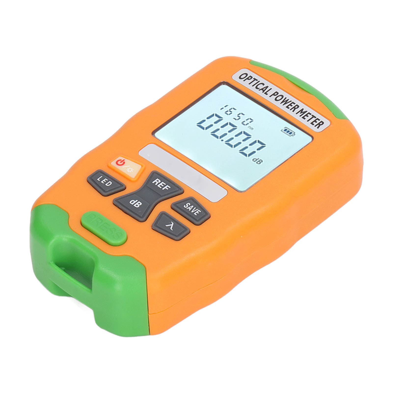 Mini-lichtwellenleiter-leistungsmesser Fc Sc St Universal-schnittstelle Empfindlichkeit -50 Bis +26 Dbm Orange