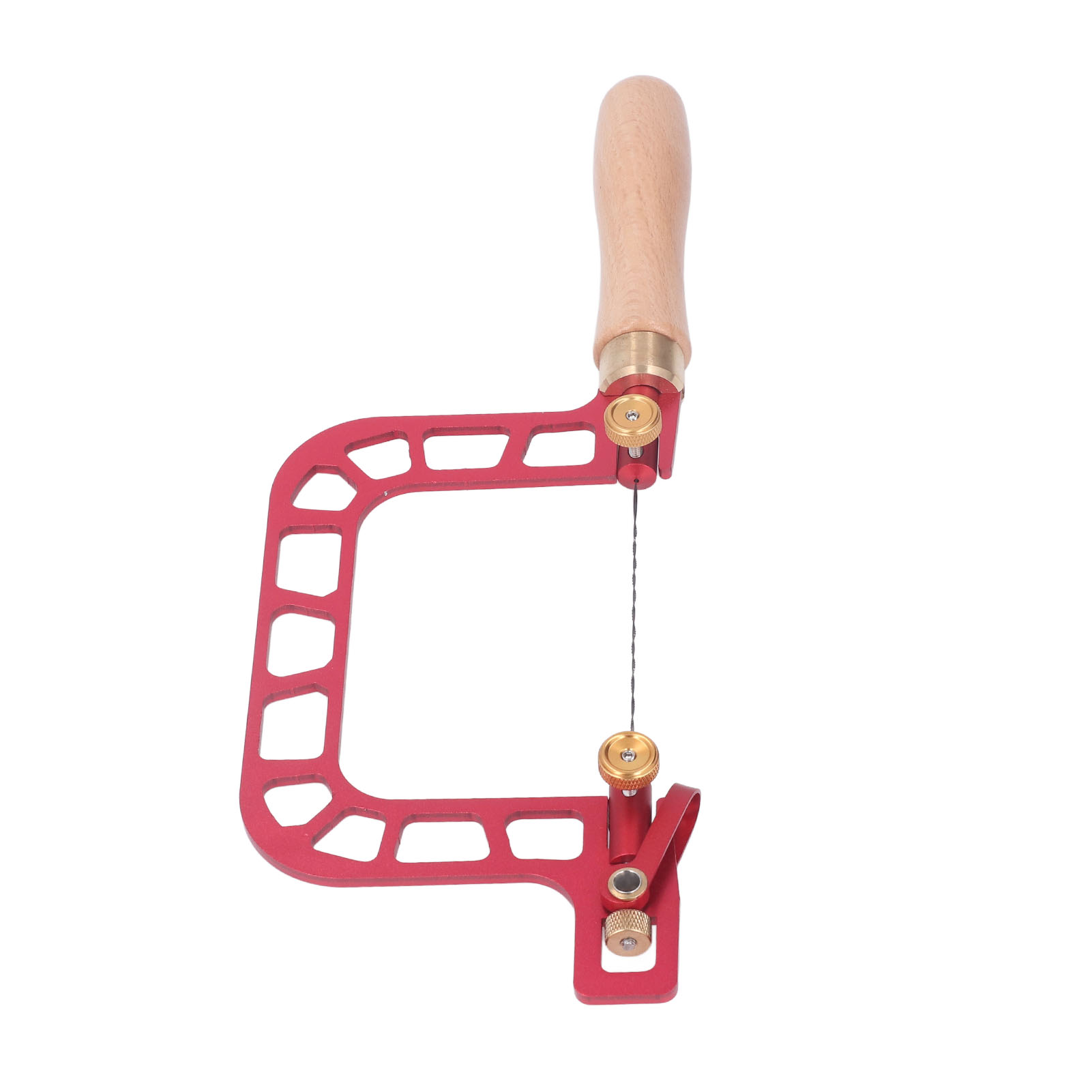 Laubsägerahmen, Schnell, Sauber Und Gleichmäßig Schneidend, Multifunktionale Drahtsäge Für Holzbearbeitung, Schmuck Und Metall, Rot