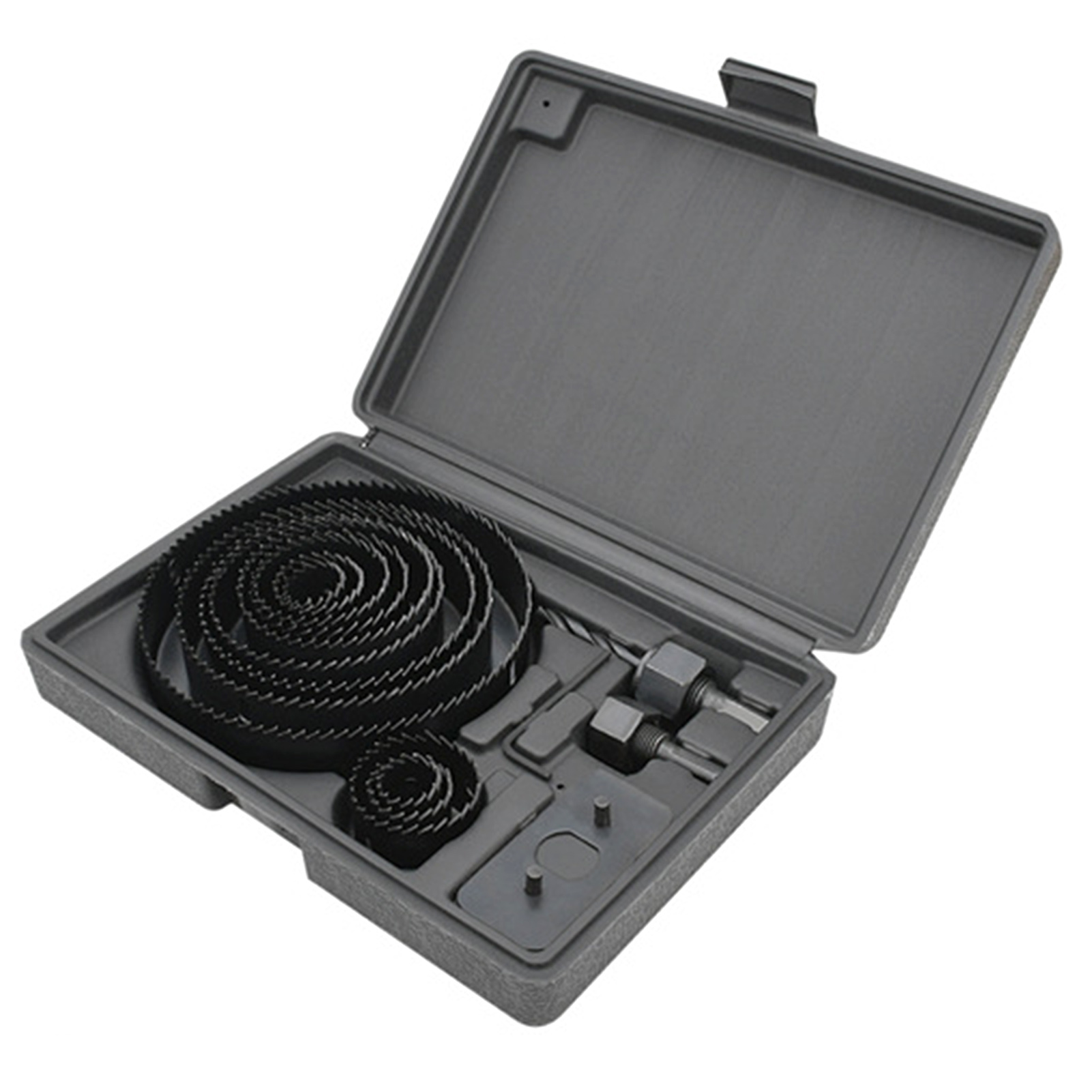 Lochsägen-set Aus Kohlenstoffstahl, Inklusive Bohrfutter Und Dichtung, Zum Schneiden Von Platten.