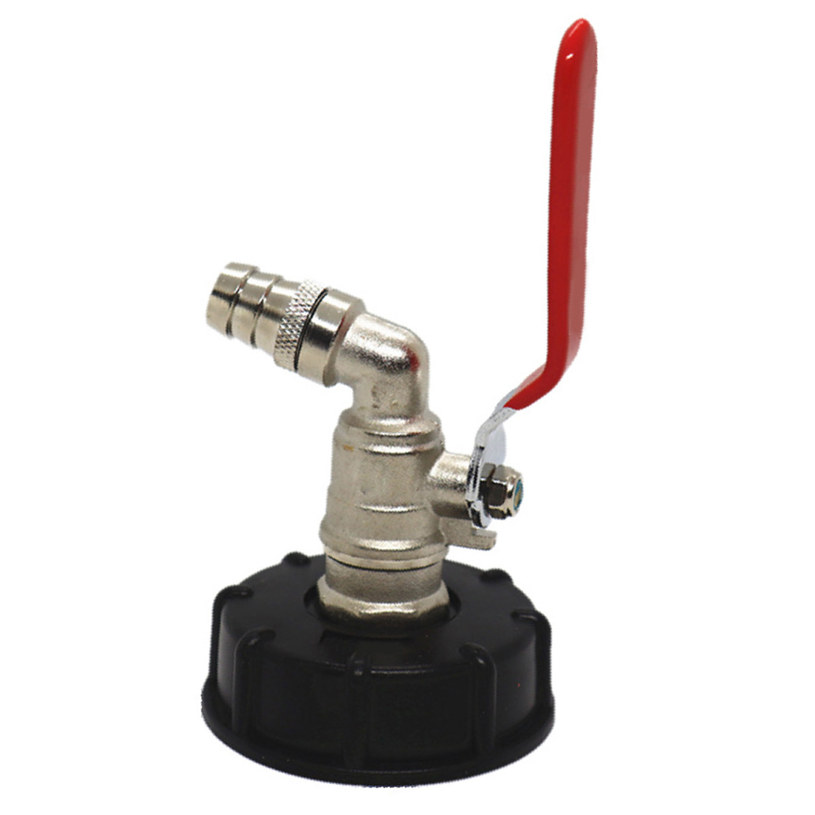 Wassertankventil-anschluss S60x6 Auf G3/4 Zoll Grobgewinde-adapter, Messing-schlaucharmatur, Roter Griff