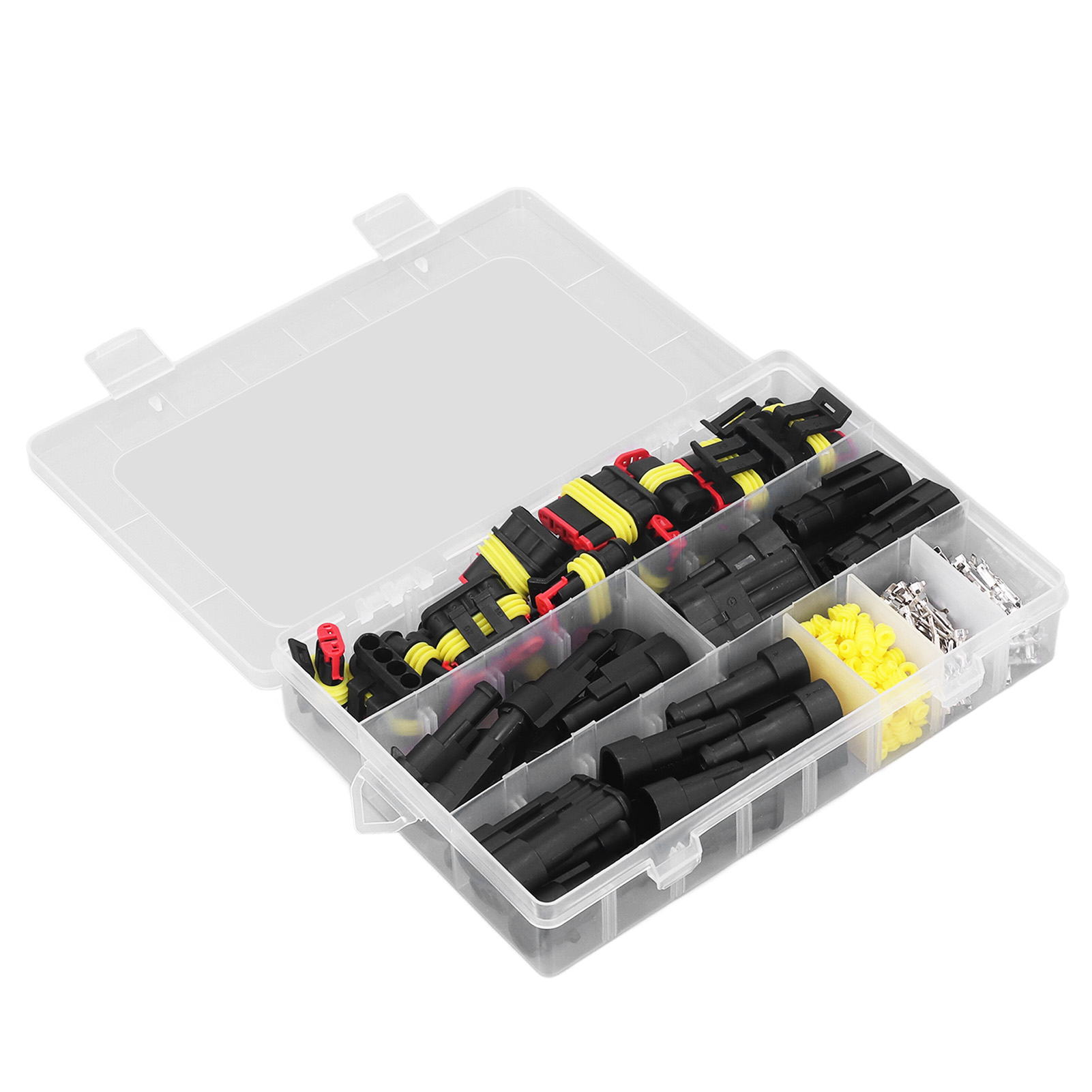254-teiliges Kfz-steckverbinder-set, Wasserdicht, Sortiment An Stoßverbindern Mit Klemmen