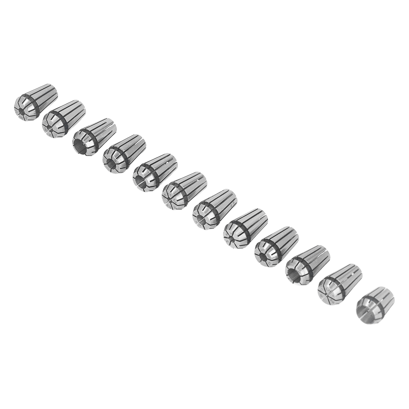 12-teiliges Er11-spannzangen-hochpräzisions-spindelfederfutter-set Für Cnc-drehmaschinen Und Graviermaschinen