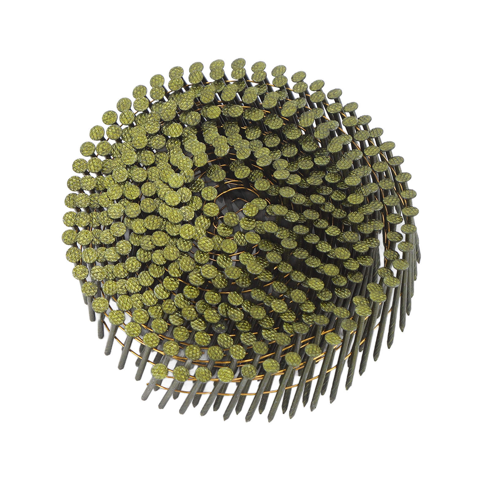 40 Rollen Coil-nägel, 16.000 Stück, 15°-rundkopf-ringschaftnägel, Stahldraht-dachnägel, 2,1 X 38 Mm