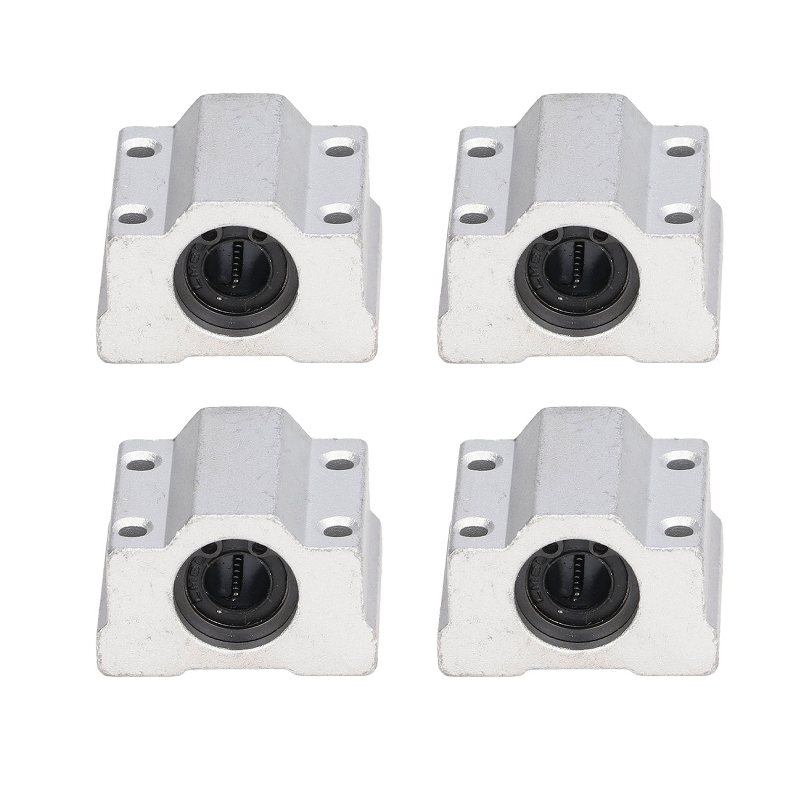 4 Stück Scs8uu Linear-kugellager-gleitblock Aus Aluminiumlegierung Für Cnc-maschinen, 8 Mm Bohrung