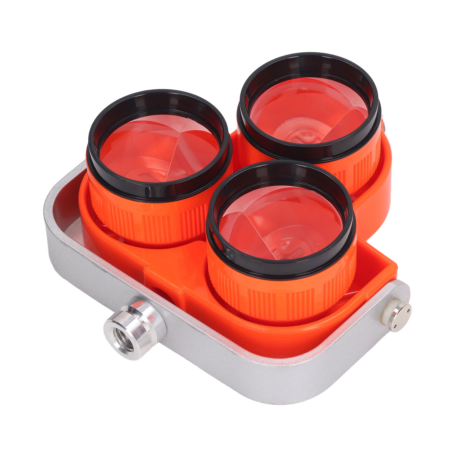 Totalstationsprisma Mit 3 Köpfen, Optisches Glasprisma Für Vermessung, Entfernungsmessung Und Kartierung, 64 Mm Effektiver Durchmesser