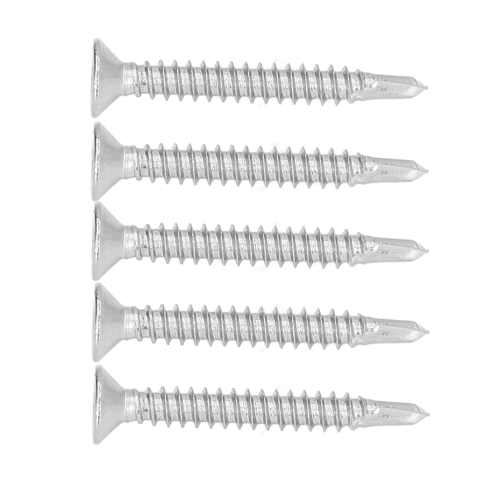 100 Stück Senkkopf-bohrschrauben, Edelstahl 304, Kreuzschlitzschrauben, Nennweite 38 Mm, M4.8-16