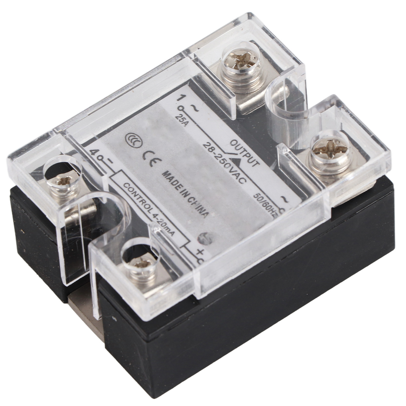Halbleiterrelais (ssr) Mit 4–20 Ma Eingang Und 28–250 V Ac Ausgang, Stufenloser Spannungsregler
