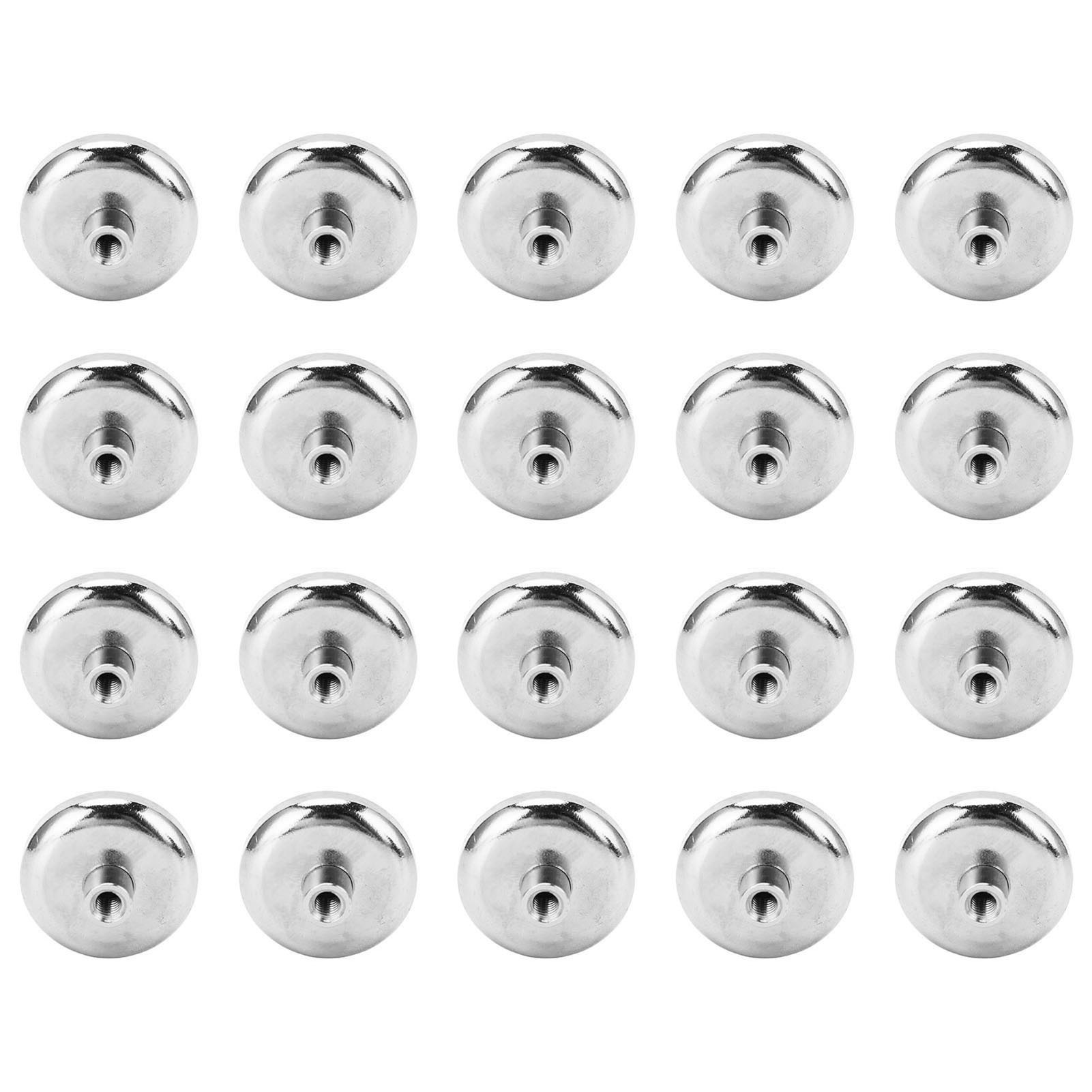 20 Stück Neodym-magnetfuß, Superstark, Robust, Runde Becher Für Küche, Bastelbedarf, Heimwerkerbedarf, Halterung Für Werkzeuge, Aufhängung, 21 Kg