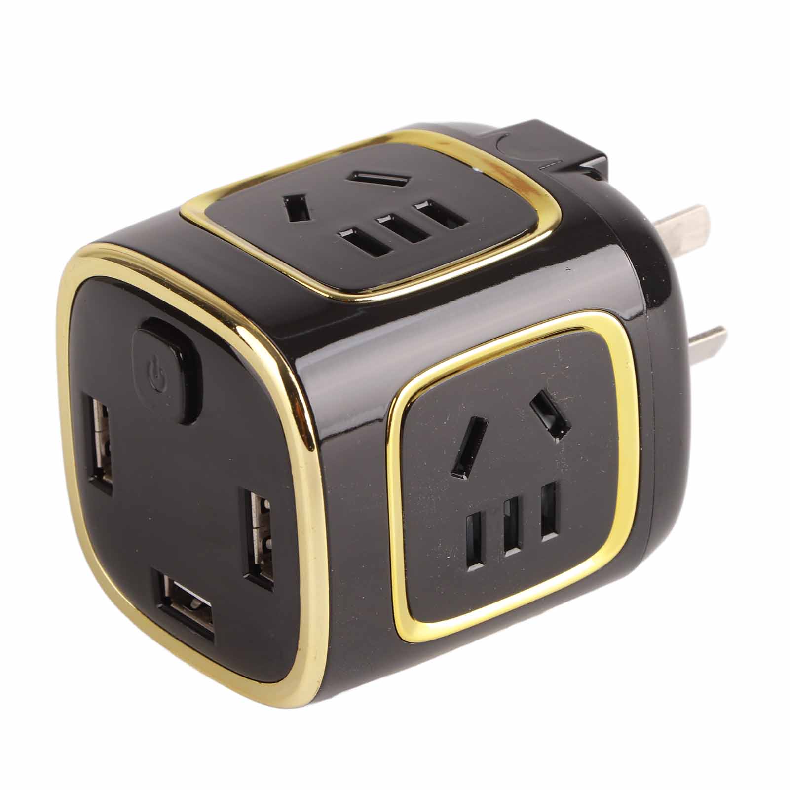 Multifunktionaler Stromwandler Mit Mehreren Anschlüssen, Ladegerät, Netzsteckeradapter Für Haushalt Und Reisen, 220 V, Typ 3