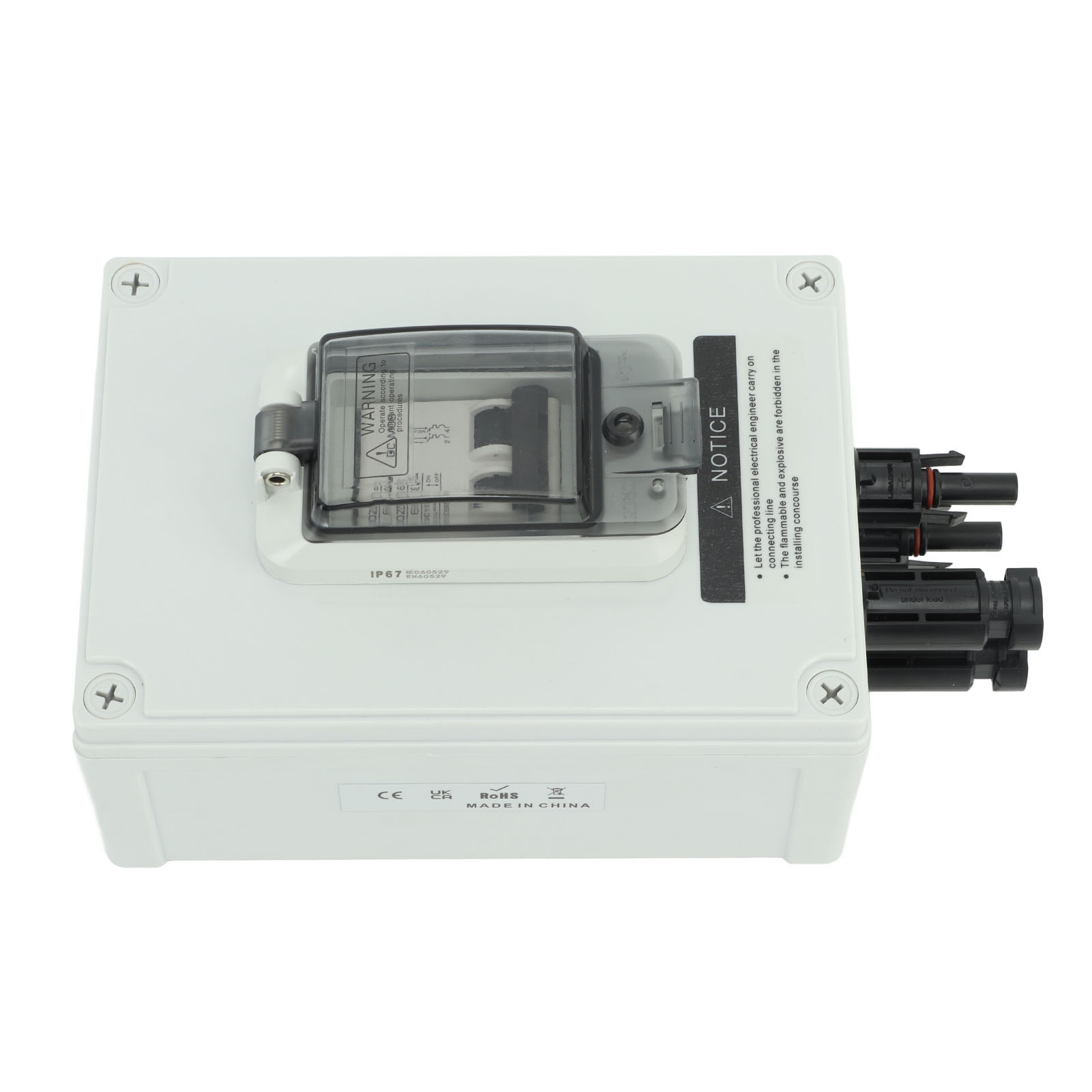 Miniatur-leistungsschalter 40 A, Solar-trennschalter, Wasserdicht, 2-polig, Für Dicke Kabel